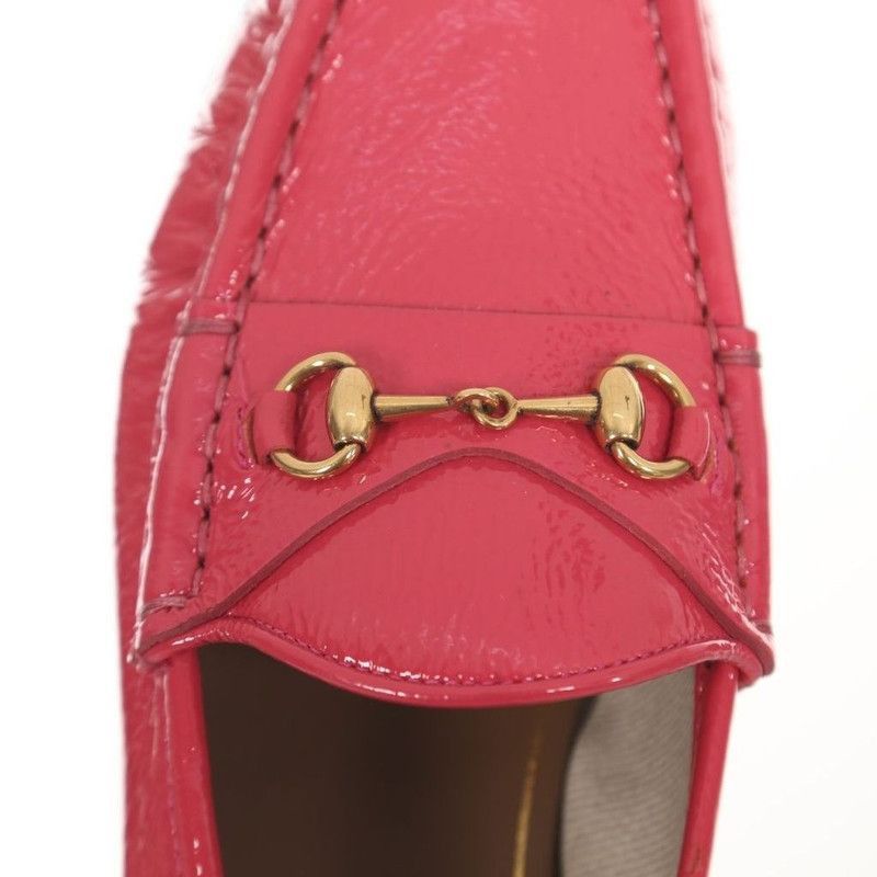 Gucci Gucci Pink Patent Leather Loafers - Size US 6.5 / EU 39-40 - 6 Thumbnail
