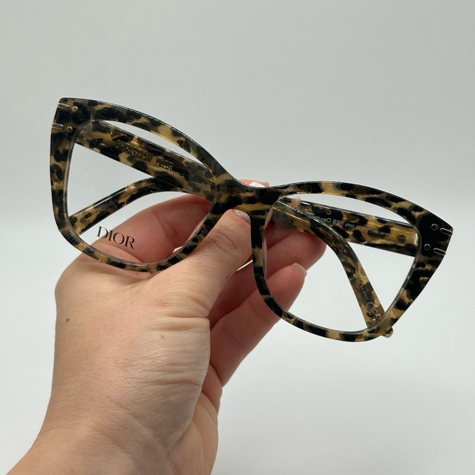 Dior NEW Dior Eyeglasses CD50070I 057 DiorSignatureO B3I Havana Size ONE SIZE - 8 Thumbnail