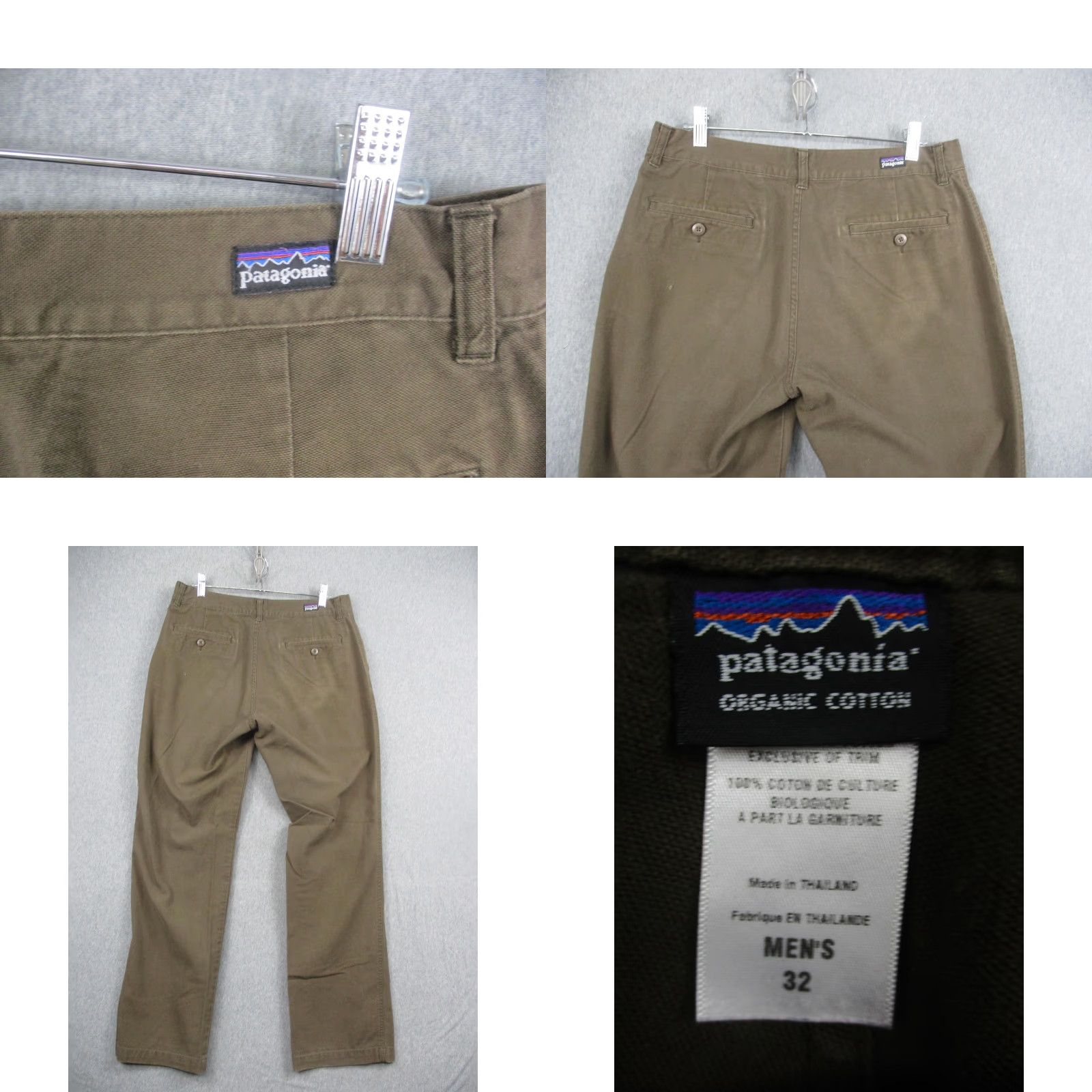 Patagonia Patagonia Pants Mens 32 Brown Organic Cotton Chino Twill Casual Straight Leg Size US 32 / EU 48 - 8 Thumbnail