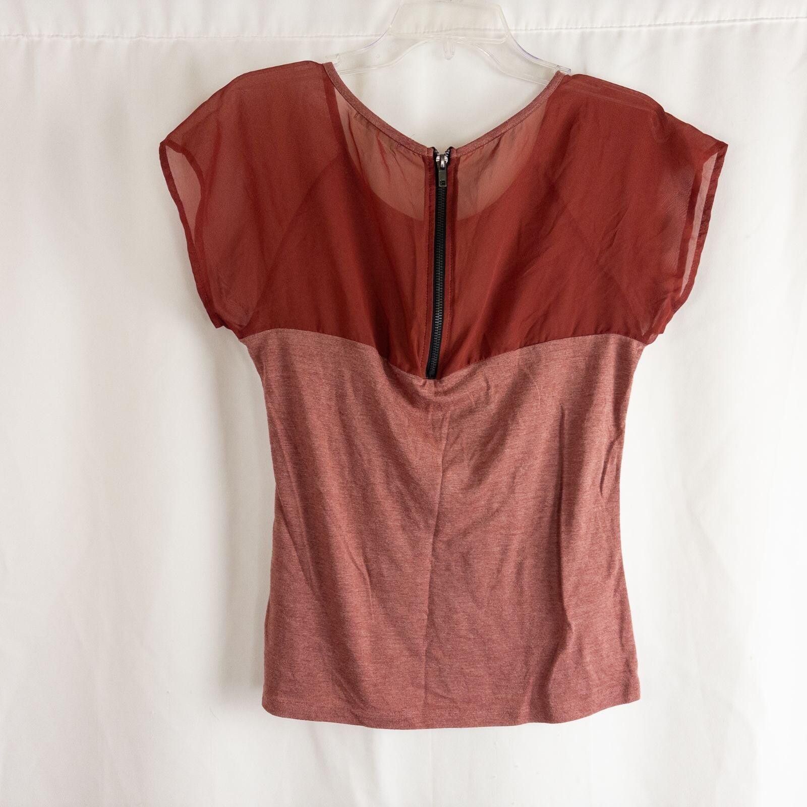 Other Maurices Red Salmon Solid Top Womens XSmall / Small Size M / US 6-8 / IT 42-44 - 5 Thumbnail