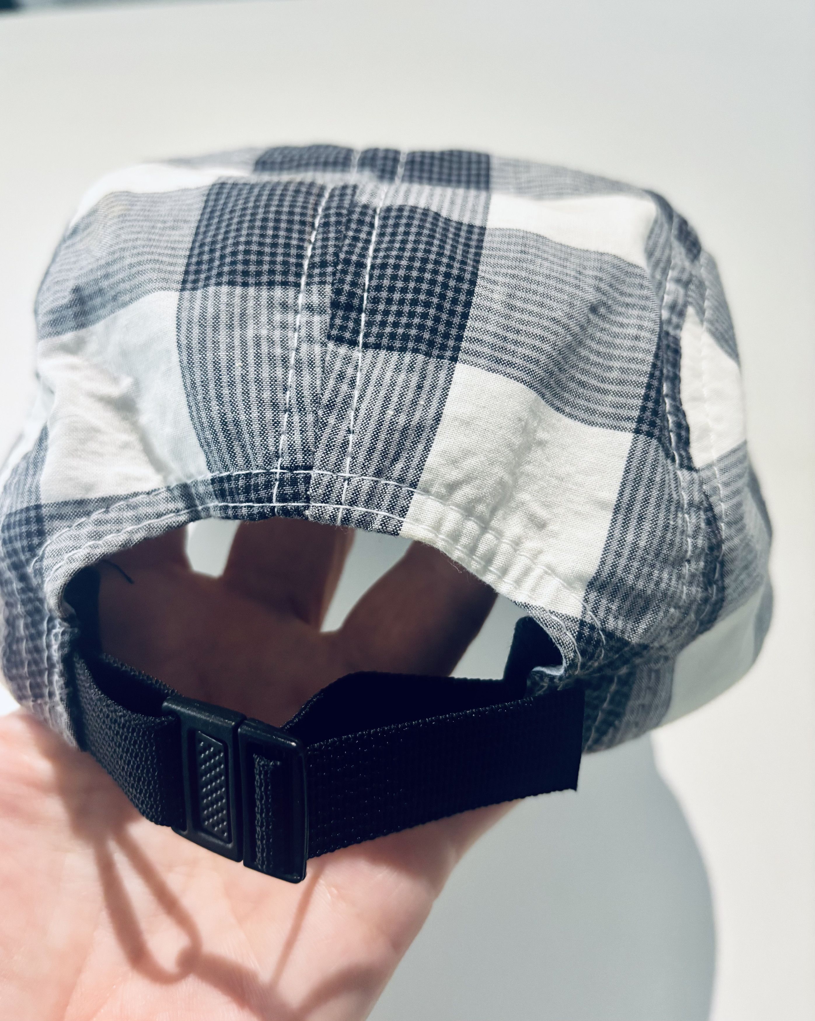 Supreme Supreme Black & White Gingham 5-Panel Cap – Mid-2000s Size ONE SIZE - 4 Thumbnail