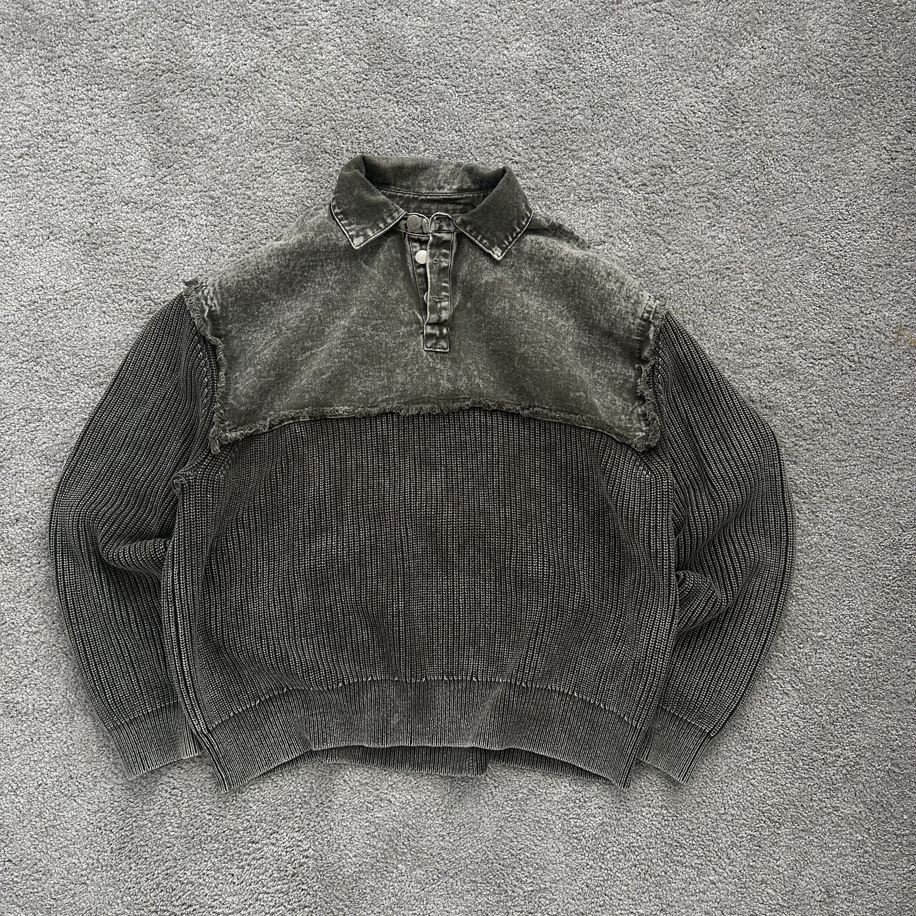 Other Avant Garde Distressed Style Garment Dyed Sweatshirt Size US M / EU 48-50 / 2 - 2 Thumbnail