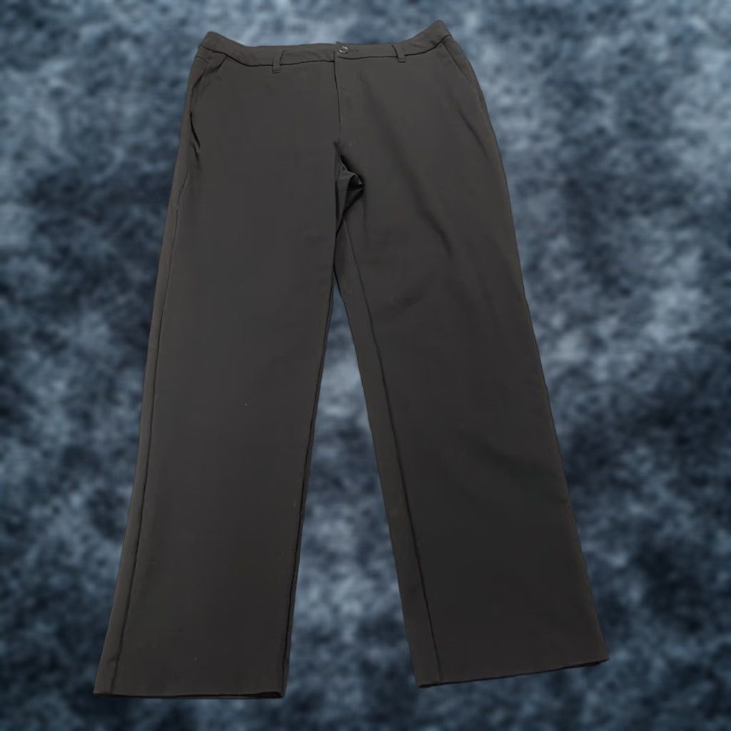 Vintage BYLT Pants Mens XL Black Solid Everyday Pant 2.0 Casual Chino Golf Stretch Logo Size US 36 / EU 52 - 1 Thumbnail
