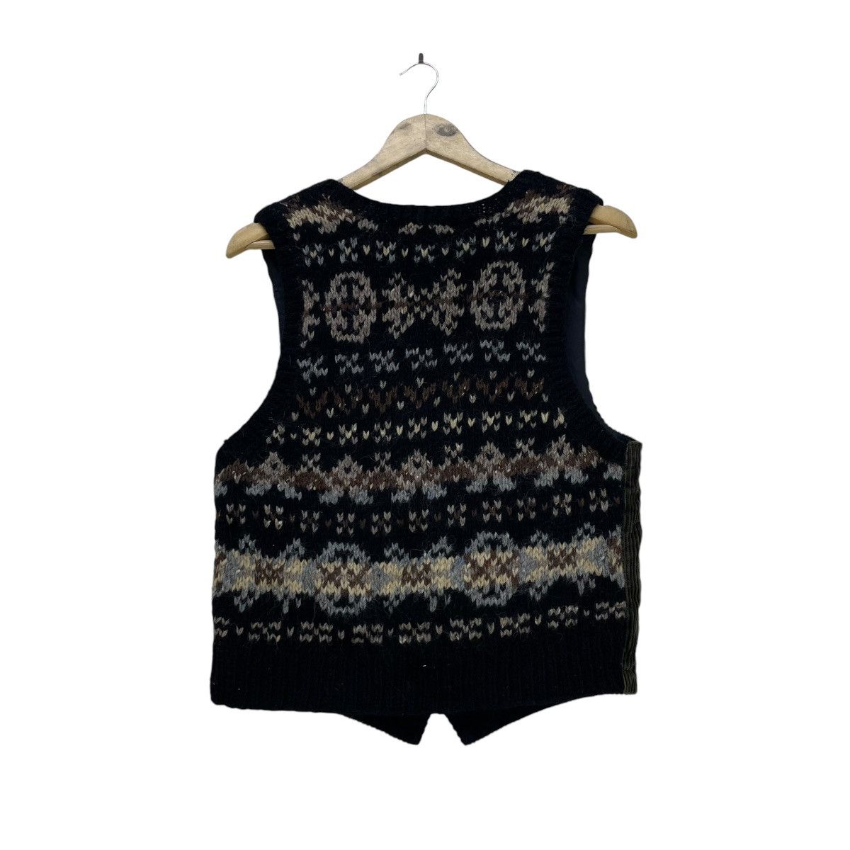 Japanese Brand 💥Papas Corduroy Knit Vest Jacket Size US S / EU 44-46 / 1 - 2 Thumbnail