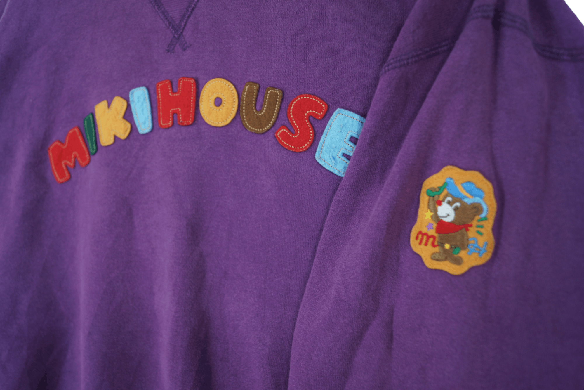 Japanese Brand Mikihouse Sweatshirt Spellout Nice Design Size US M / EU 48-50 / 2 - 3 Thumbnail
