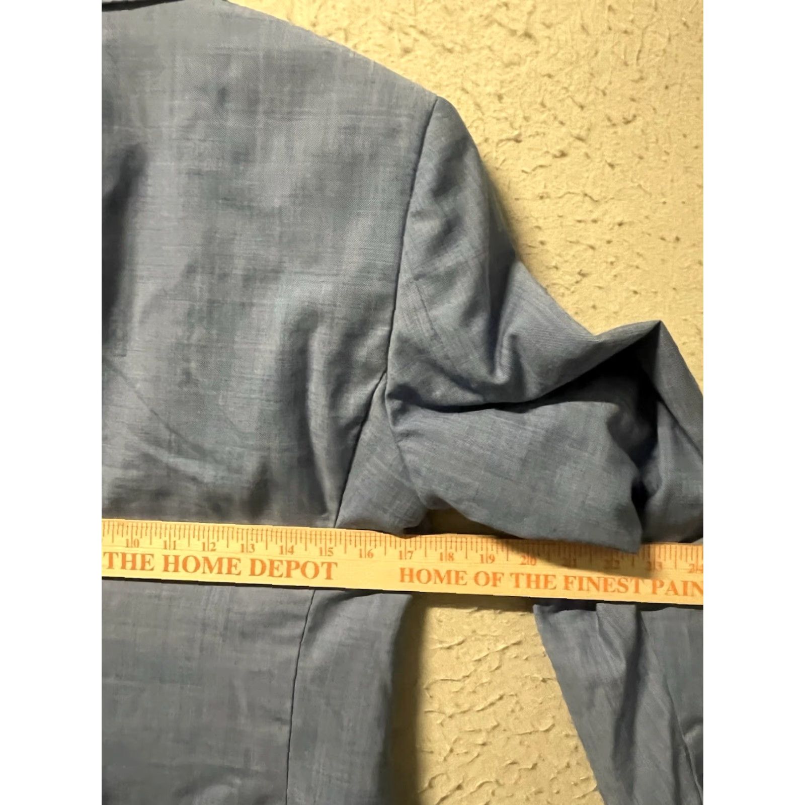 Vintage Giovanni Bresciani Super 150’s Blazer Jacket M Blue Plaid Slim Fit Men’s Regular Size See Pictures Jacket Mens Blue Super 150’s Size 40R - 3 Thumbnail