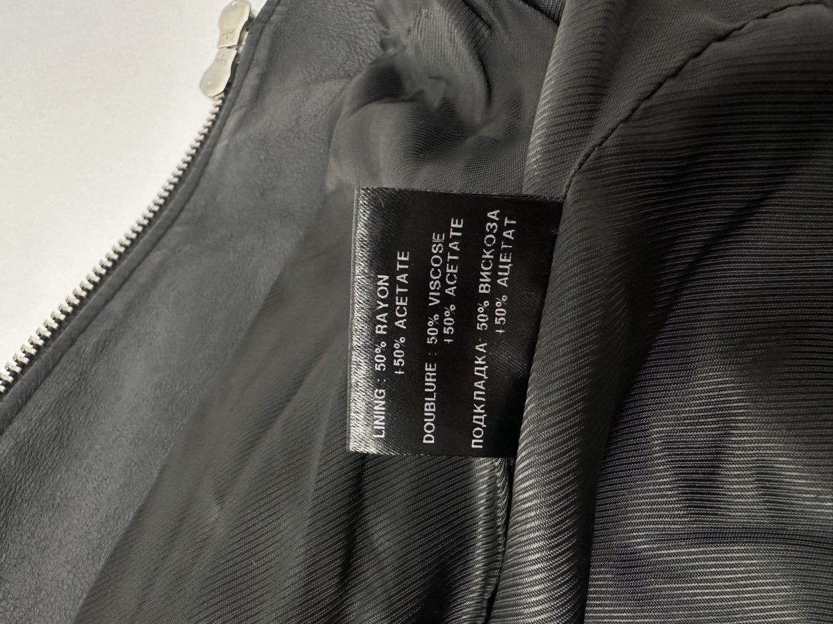 Ann Demeulemeester Ann Demeulemeester Asymmetrical Multi-Zipper Biker Leather Size S / US 4 / IT 40 - 16 Thumbnail