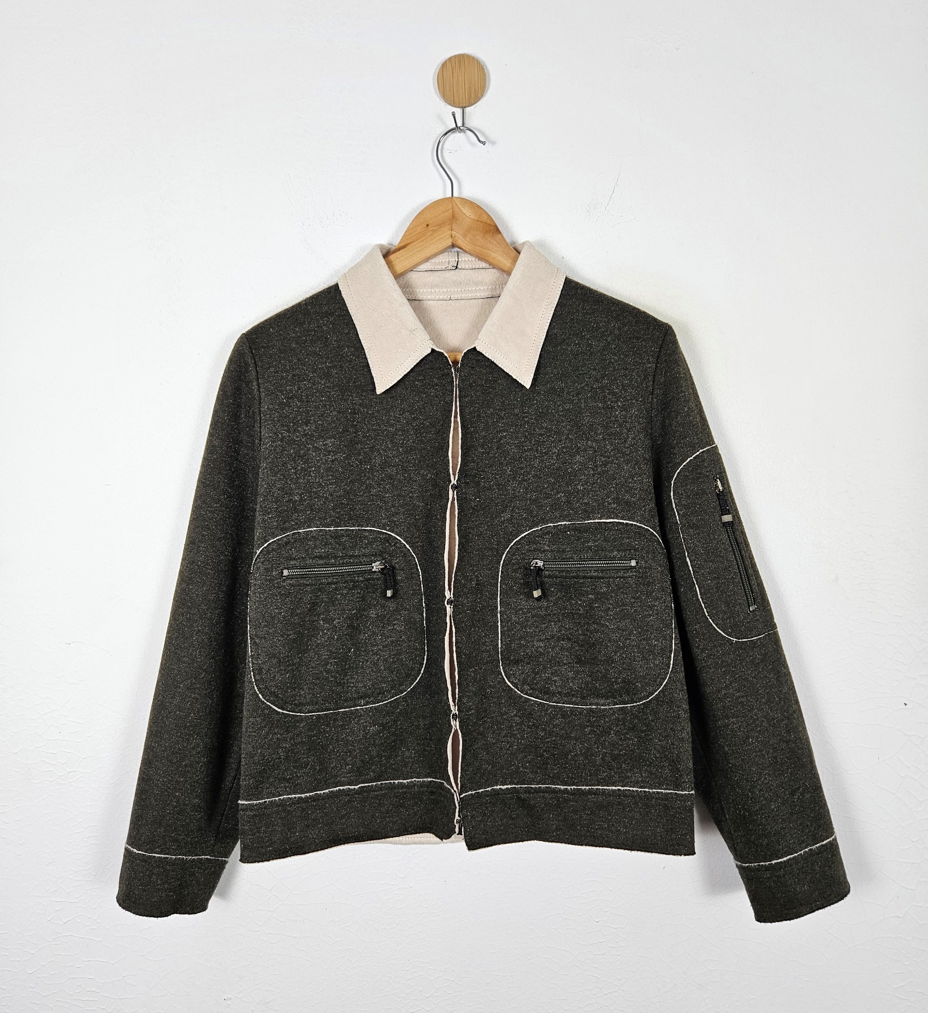 Fendi × Italian Designers Fendi Roma Zipper Sherpa Jacket | Grailed