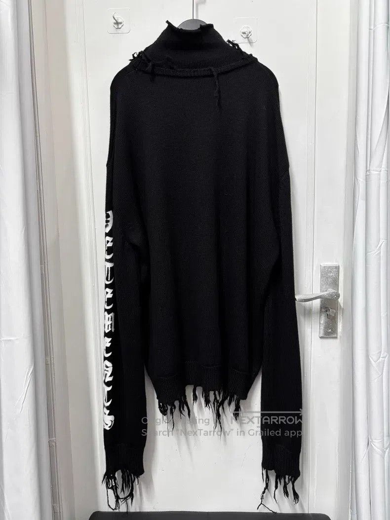 Vetements VETEMENTS Gothic Text Print Wool Knit Long Sleeve Size US M / EU 48-50 / 2 - 5 Thumbnail