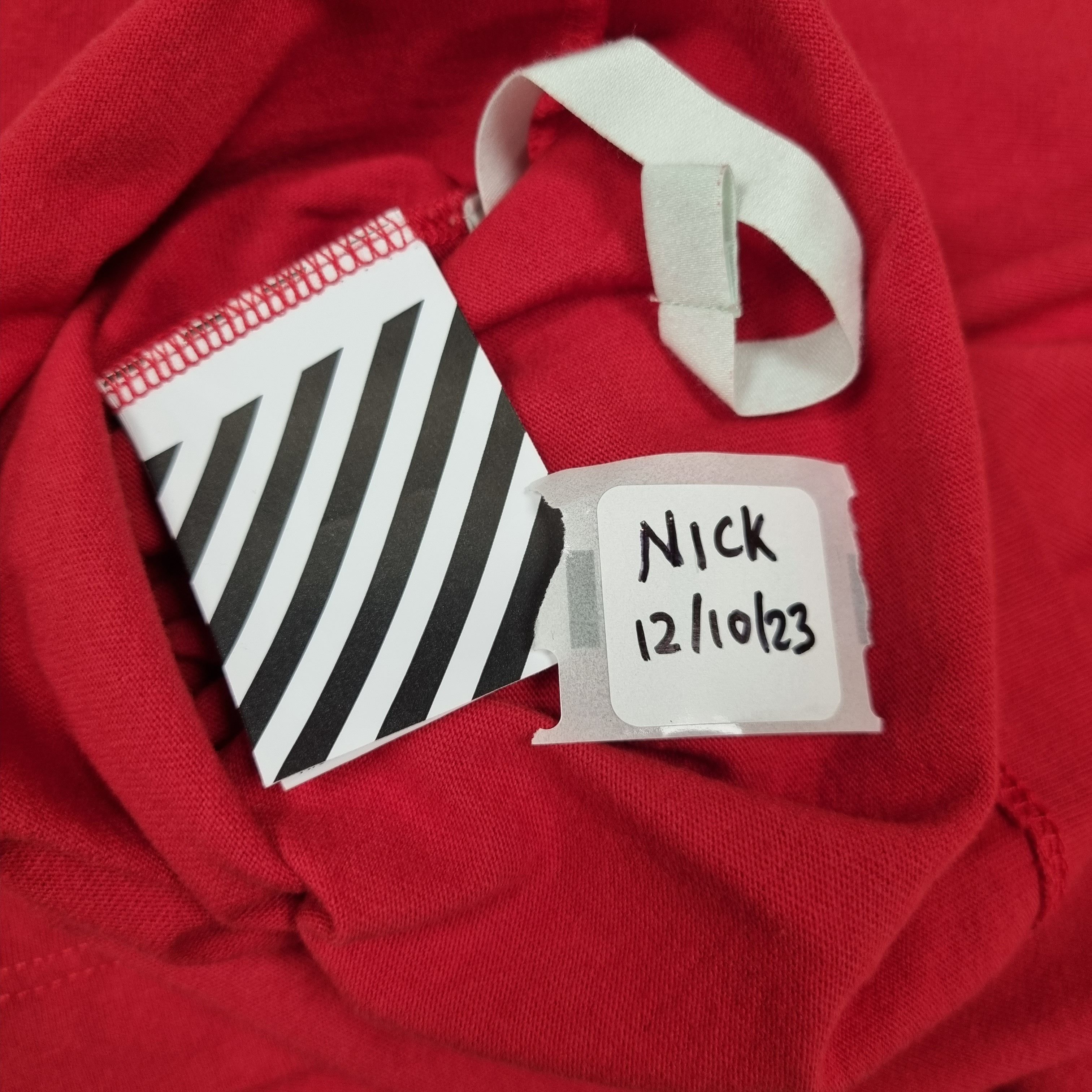 Off-White Off White Red Airport Tape Arrows Virgil Medium New Size US M / EU 48-50 / 2 - 8 Thumbnail