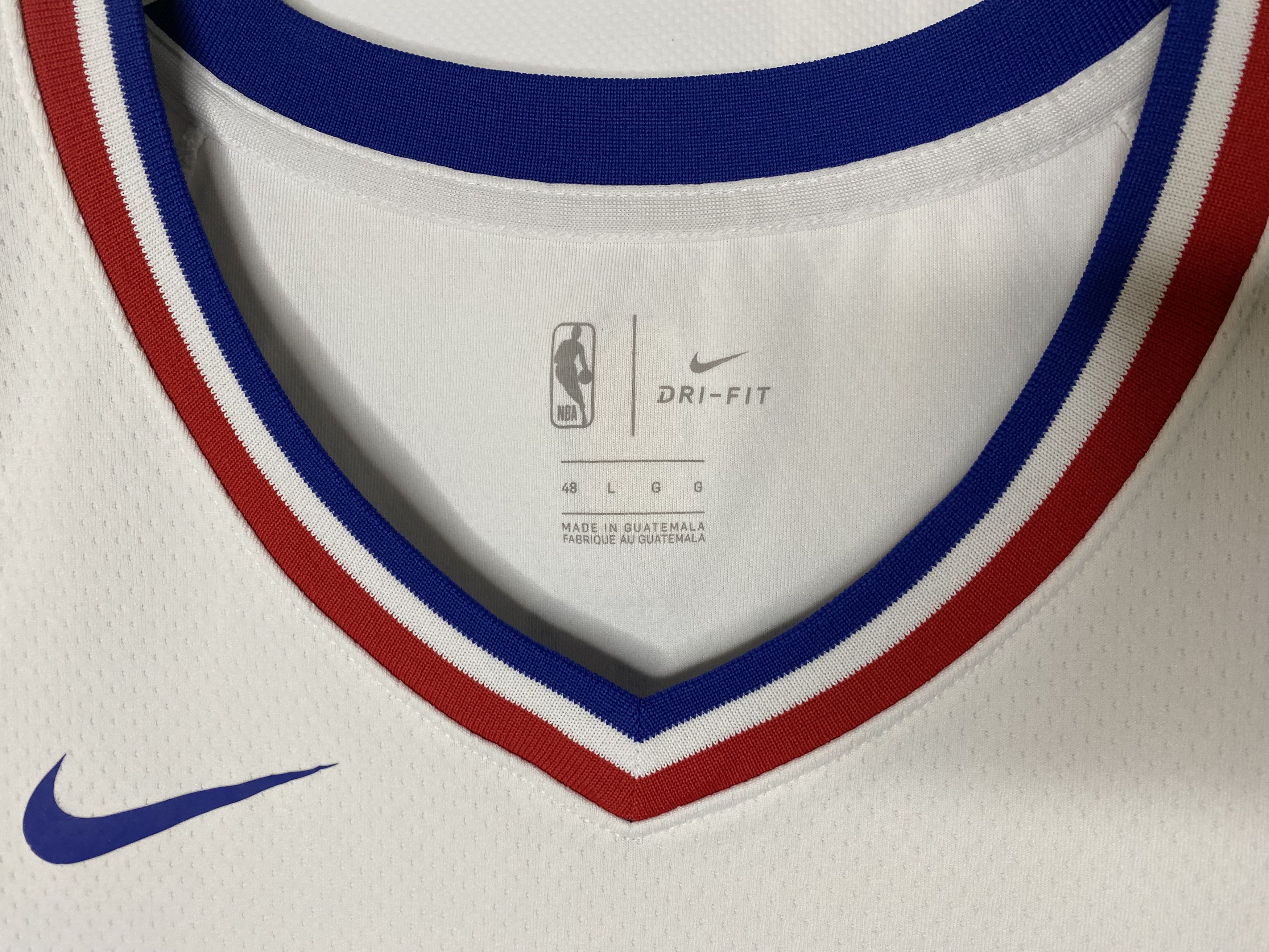 NBA × Nike EMBIID #21 PHILADELPHIA PHILA BASKETBALL NBA JERSEY SHIRT Size US L / EU 52-54 / 3 - 5 Thumbnail