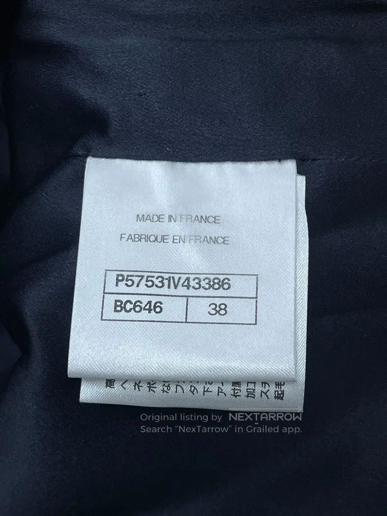 Chanel Chanel Ground Control Centre Series Blue Silhouette Lapel Size XS / US 0-2 / IT 36-38 - 4 Thumbnail