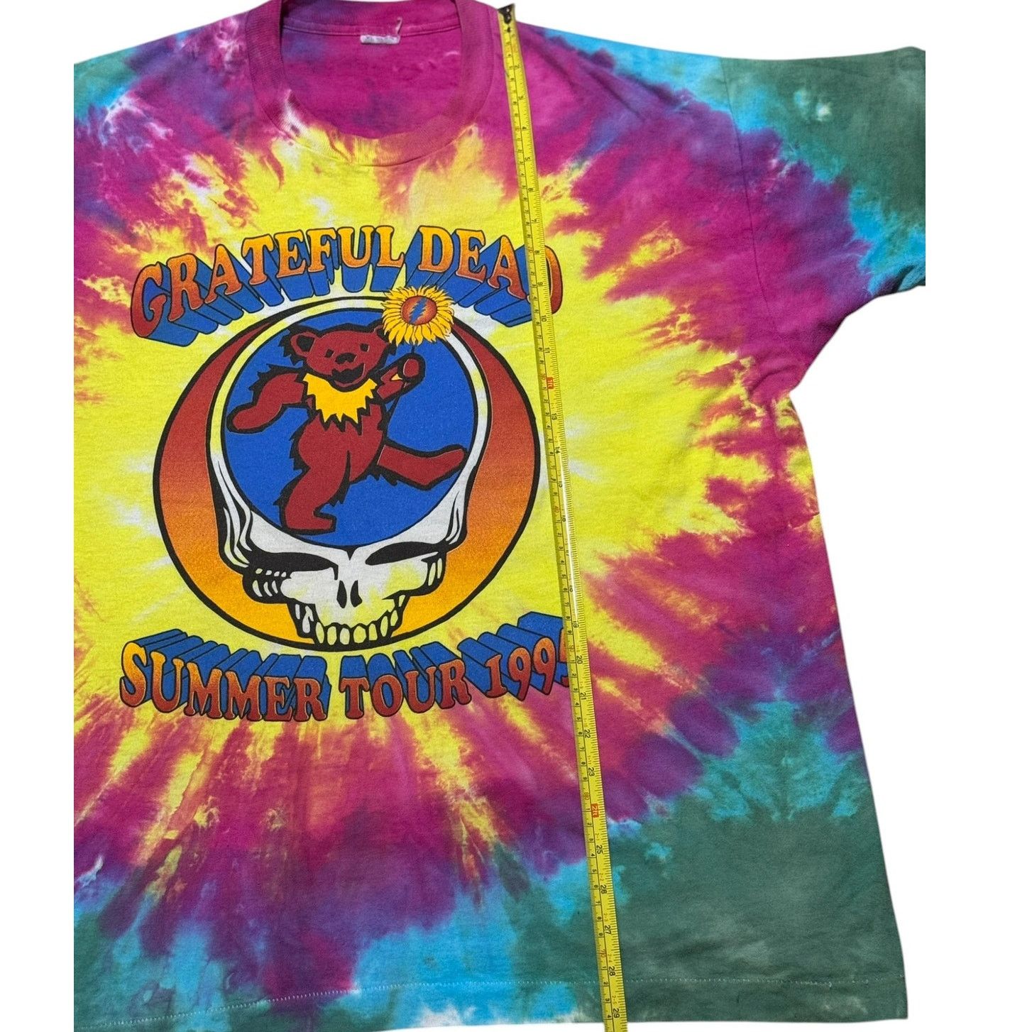 Liquid Blue Vintage 1995 Grateful Dead Summer Tour Tie Dye T-Shirt XL Size US XL / EU 56 / 4 - 4 Thumbnail