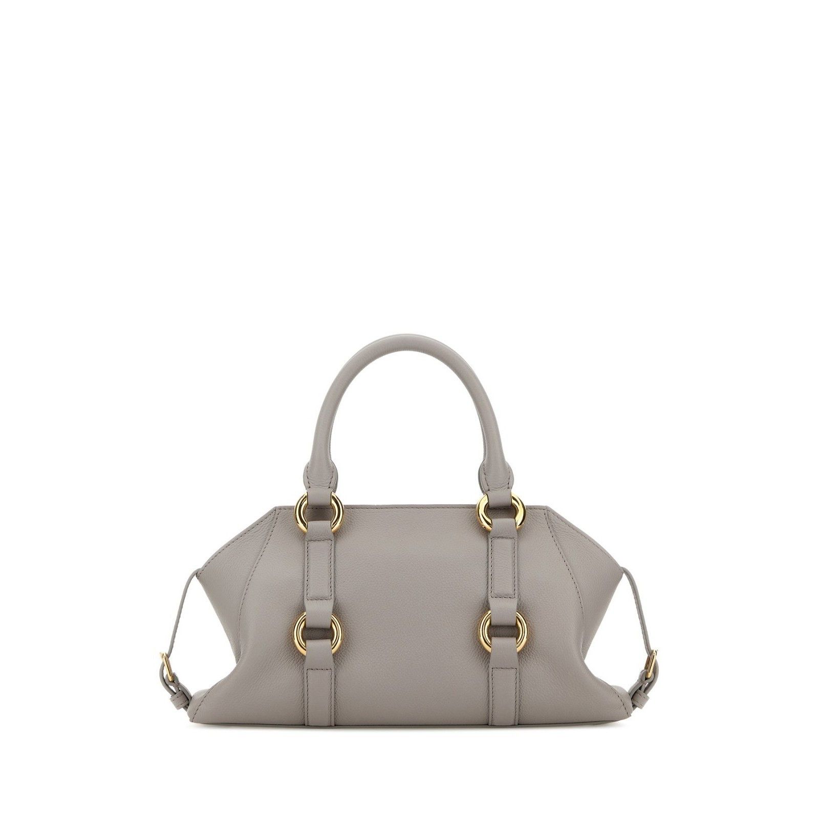 Alexander McQueen ALEXANDER MCQUEEN Farringdon Small Gray Top Handle Bag New Size ONE SIZE - 3 Thumbnail