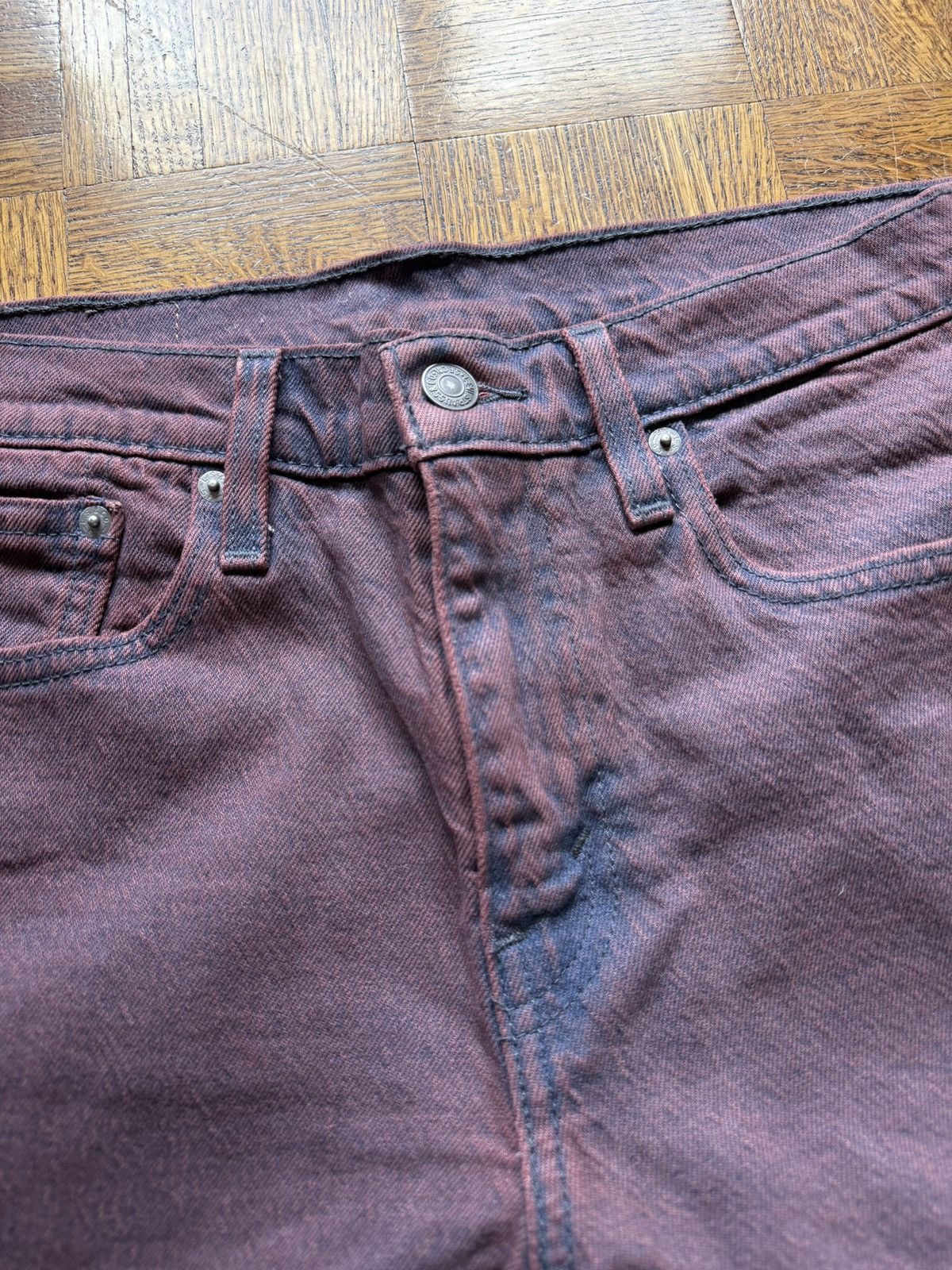 Vintage Vintage Y2K Levi's 502 Overdyed Denim Jeans Size US 30 / EU 46 - 4 Thumbnail