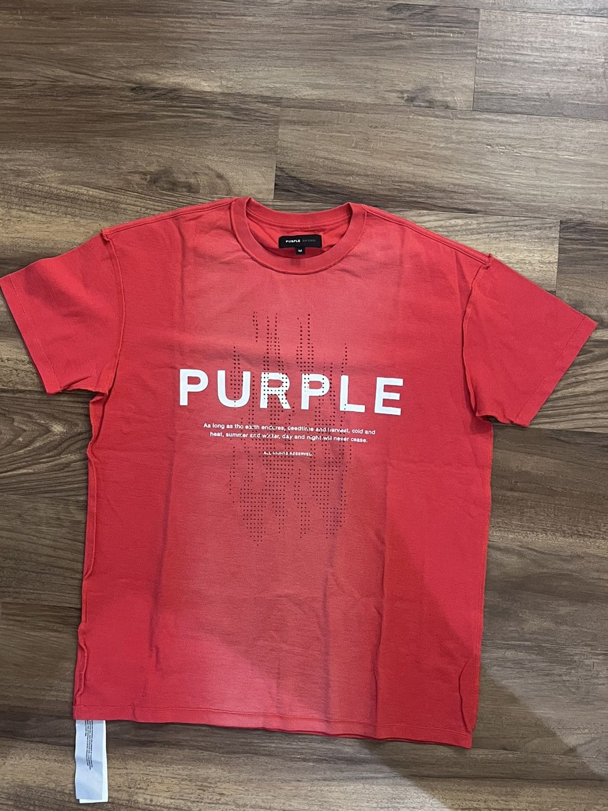 Purple Brand Red medium perforated design nwt Size US M / EU 48-50 / 2 - 1 Thumbnail