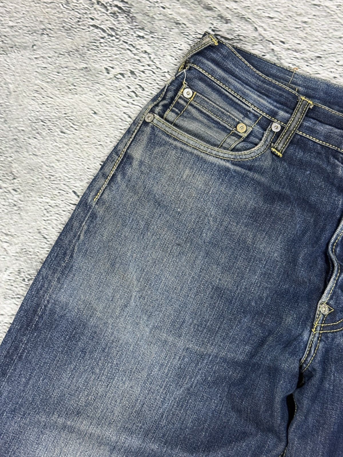 Evisu Evisu jeans silver daicock big logo selvedge denim Size US 30 / EU 46 - 9 Thumbnail