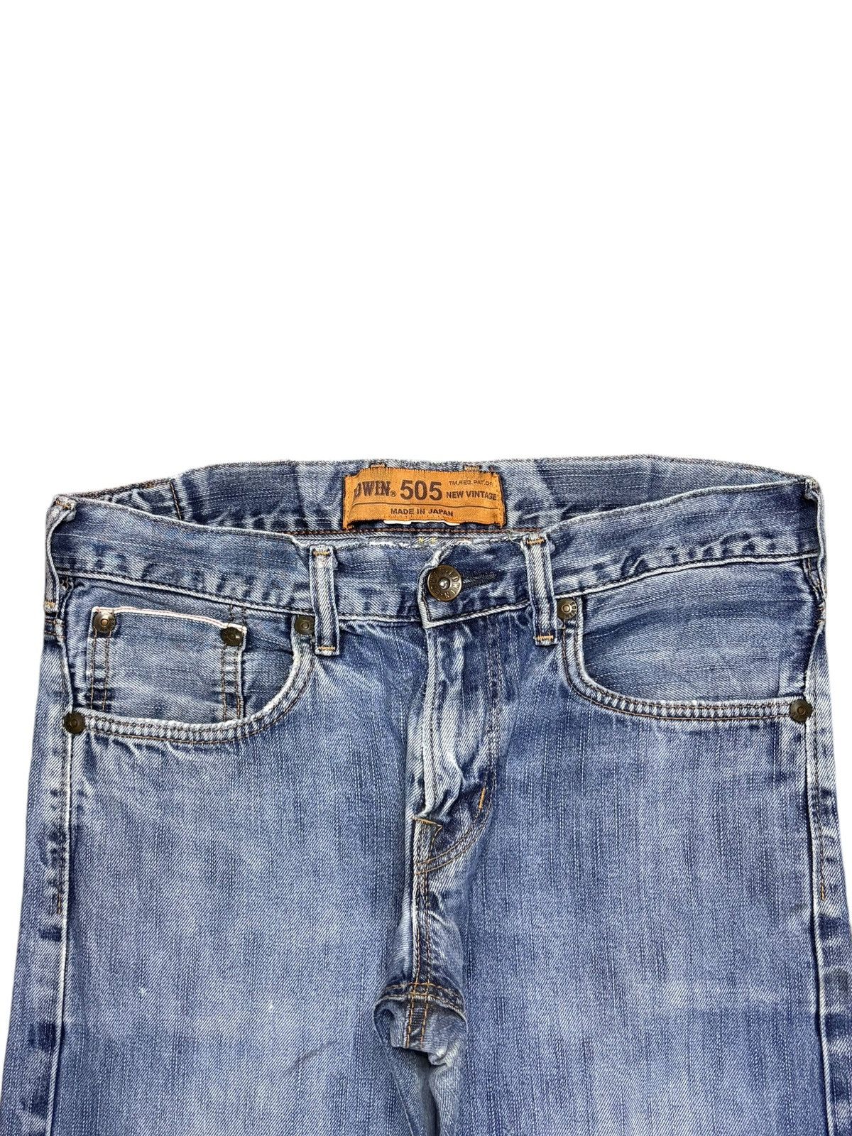 Edwin × Japanese Brand Vintage Japanese Edwin Selvage Buckle Back Slim Jeans Size US 32 / EU 48 - 5 Thumbnail