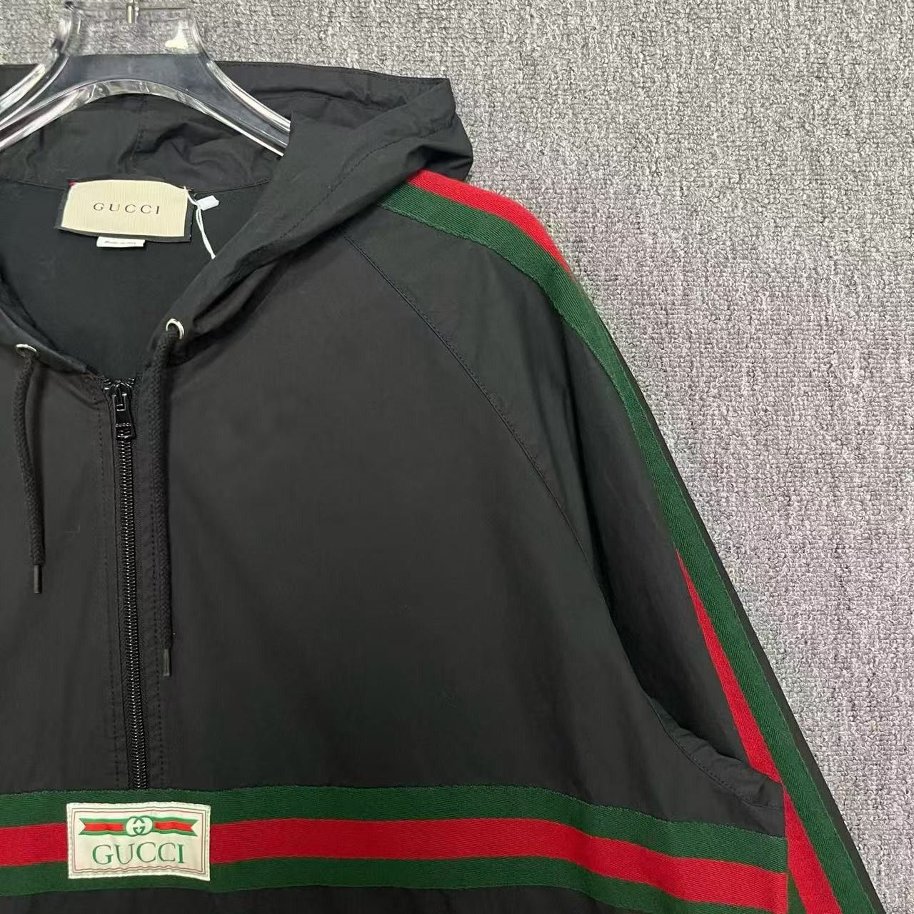 Gucci Gucci hooded drawstring half-zip jacket Size US L / EU 52-54 / 3 - 3 Thumbnail