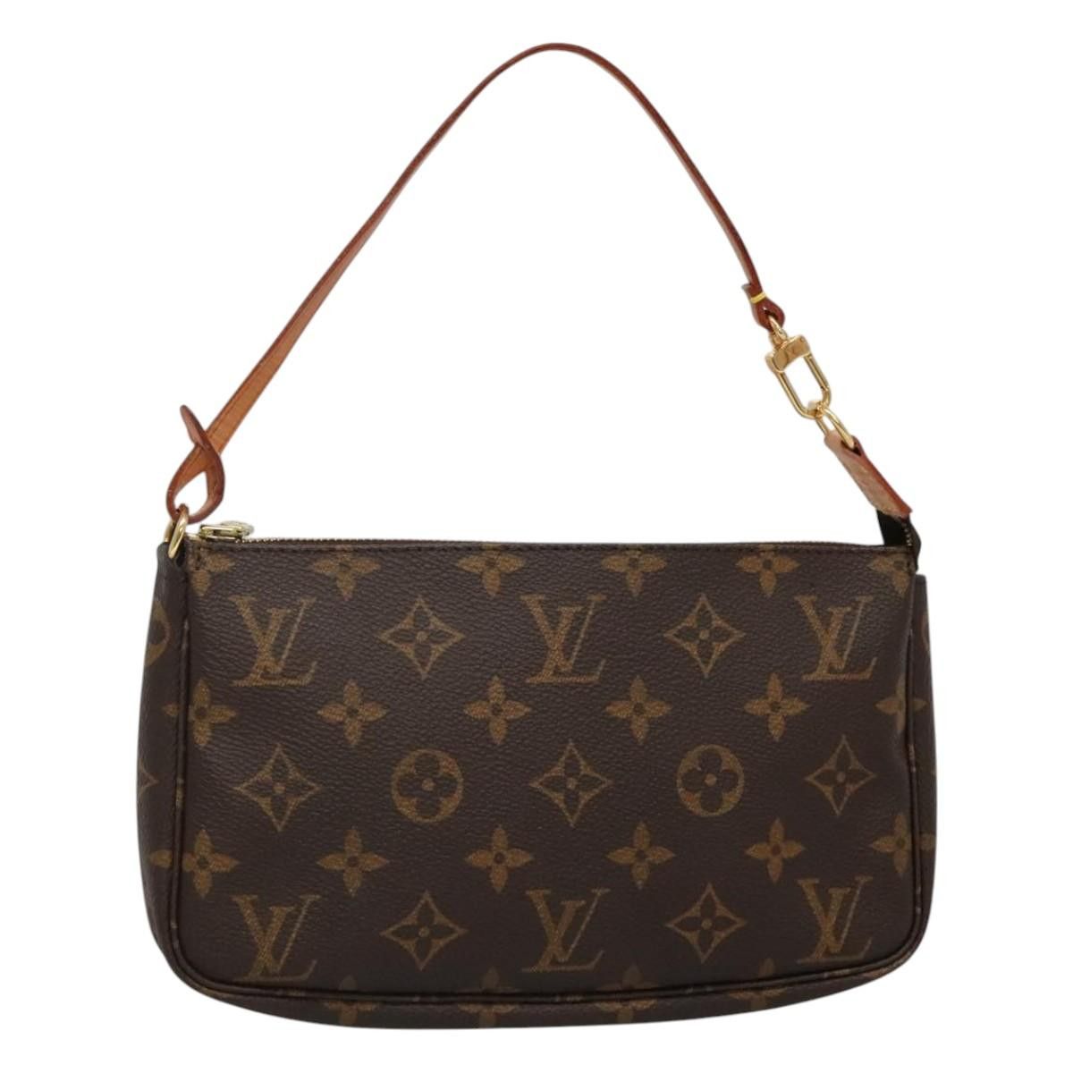 Louis Vuitton Pochette Accessoire Brown Canvas Clutch Bag (Pre-Owned) Size ONE SIZE - 1 Thumbnail