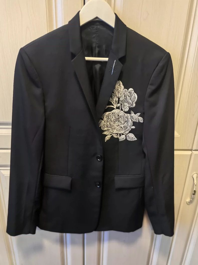 Dior Dior White Rose Suit 2501-Nextarrow Size 44R - 1 Thumbnail