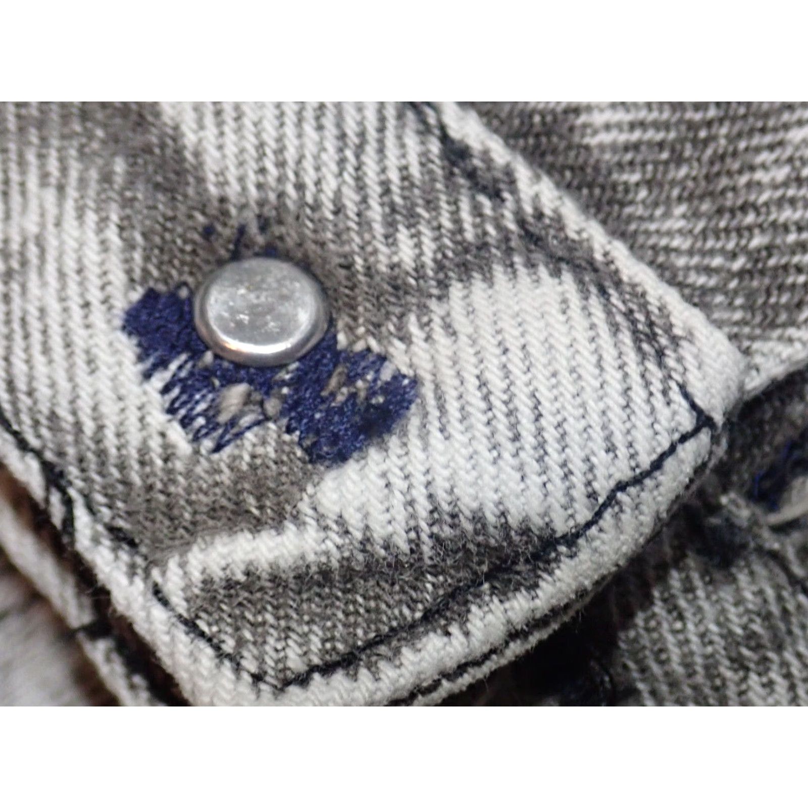 Lee VINTAGE Lee Riders Gray Acid Wash Mom Jeans 10 Womens 27x25 High Waisted 80s Union Made USA Size 32" / US 10 / IT 46 - 7 Thumbnail