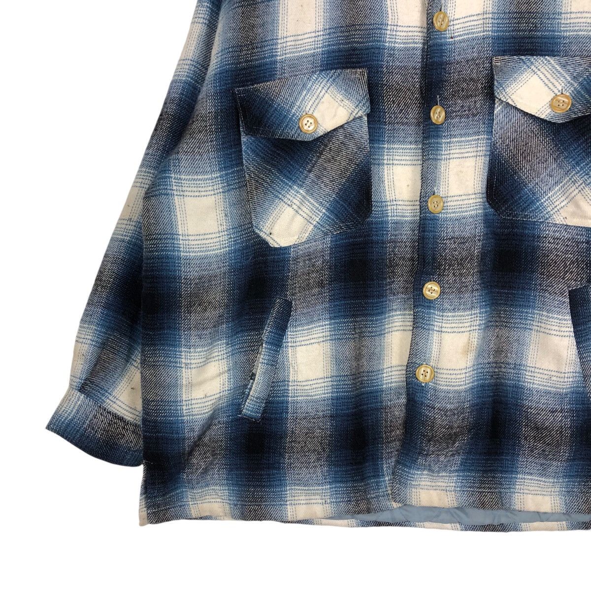 Japanese Brand 📌Vintage Chore Work Jacket Flannel Tartan Design Size US L / EU 52-54 / 3 - 5 Thumbnail