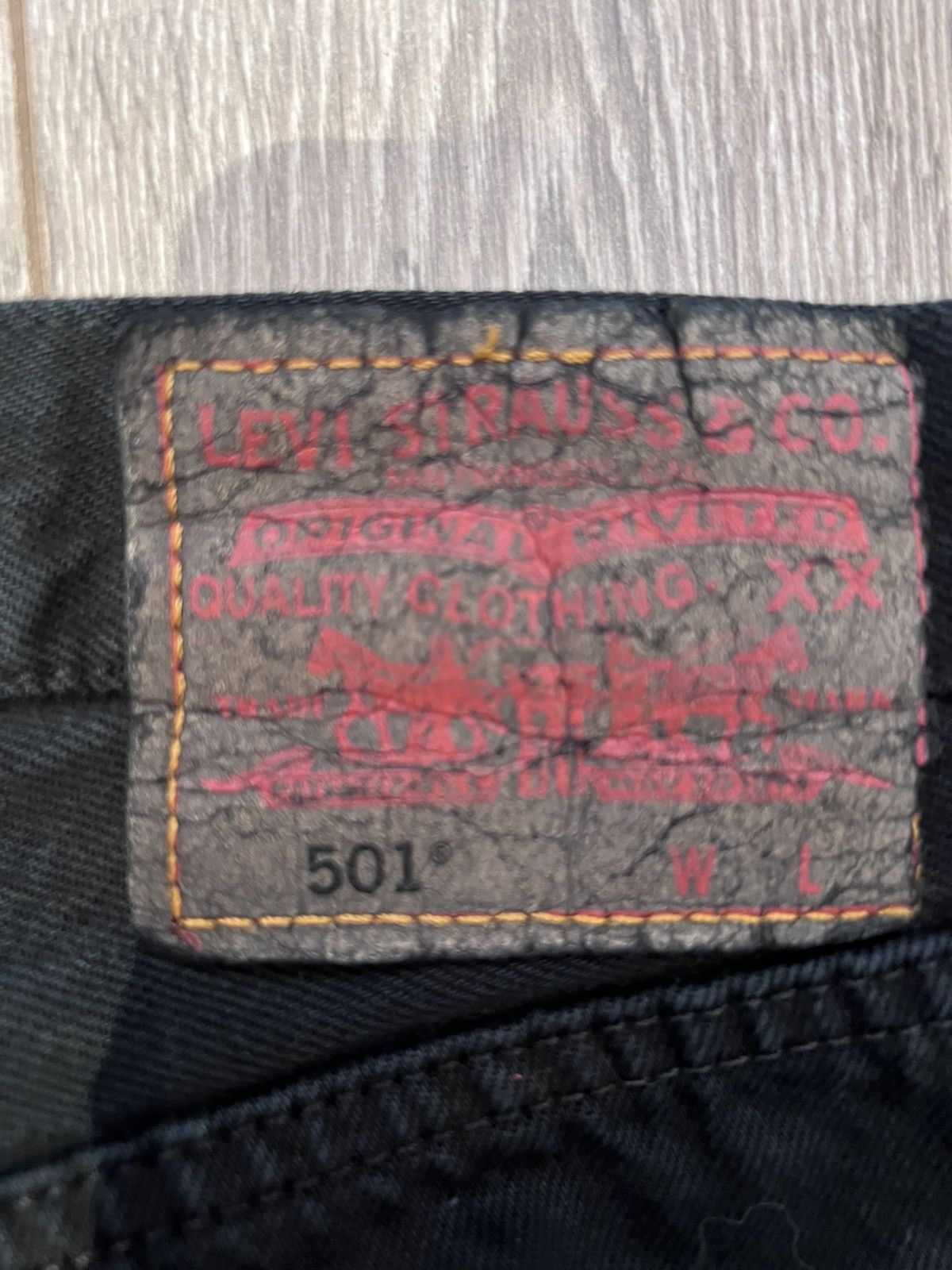 Vintage Vintage Over-dyed Levi 501 Size US 31 - 3 Thumbnail