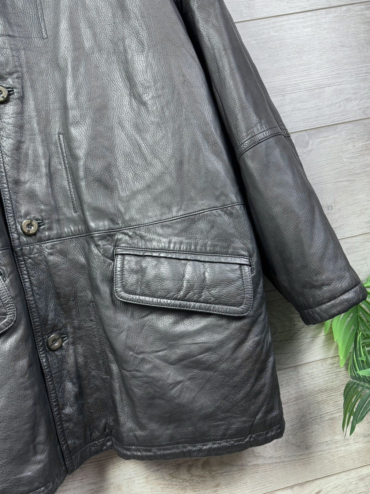 Burberry Burberry Insulated Leather Jacket With An Additional Vest Size US L / EU 52-54 / 3 - 18 Thumbnail