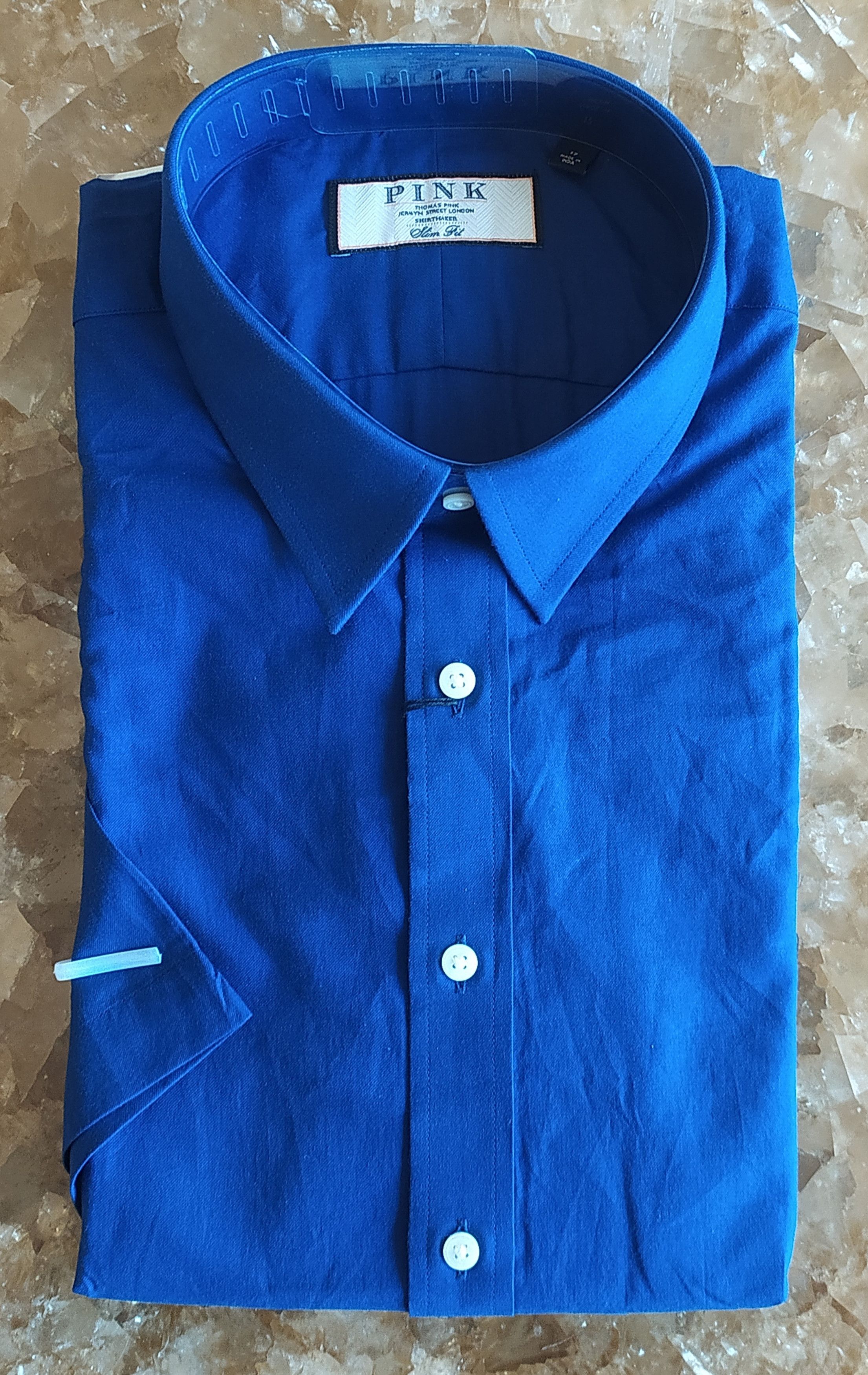 Thomas Pink Thomas Pink Slim Fit Half Sleeve Shirt Free Shipping T/127 Size US XXL / EU 58 / 5 - 1 Thumbnail