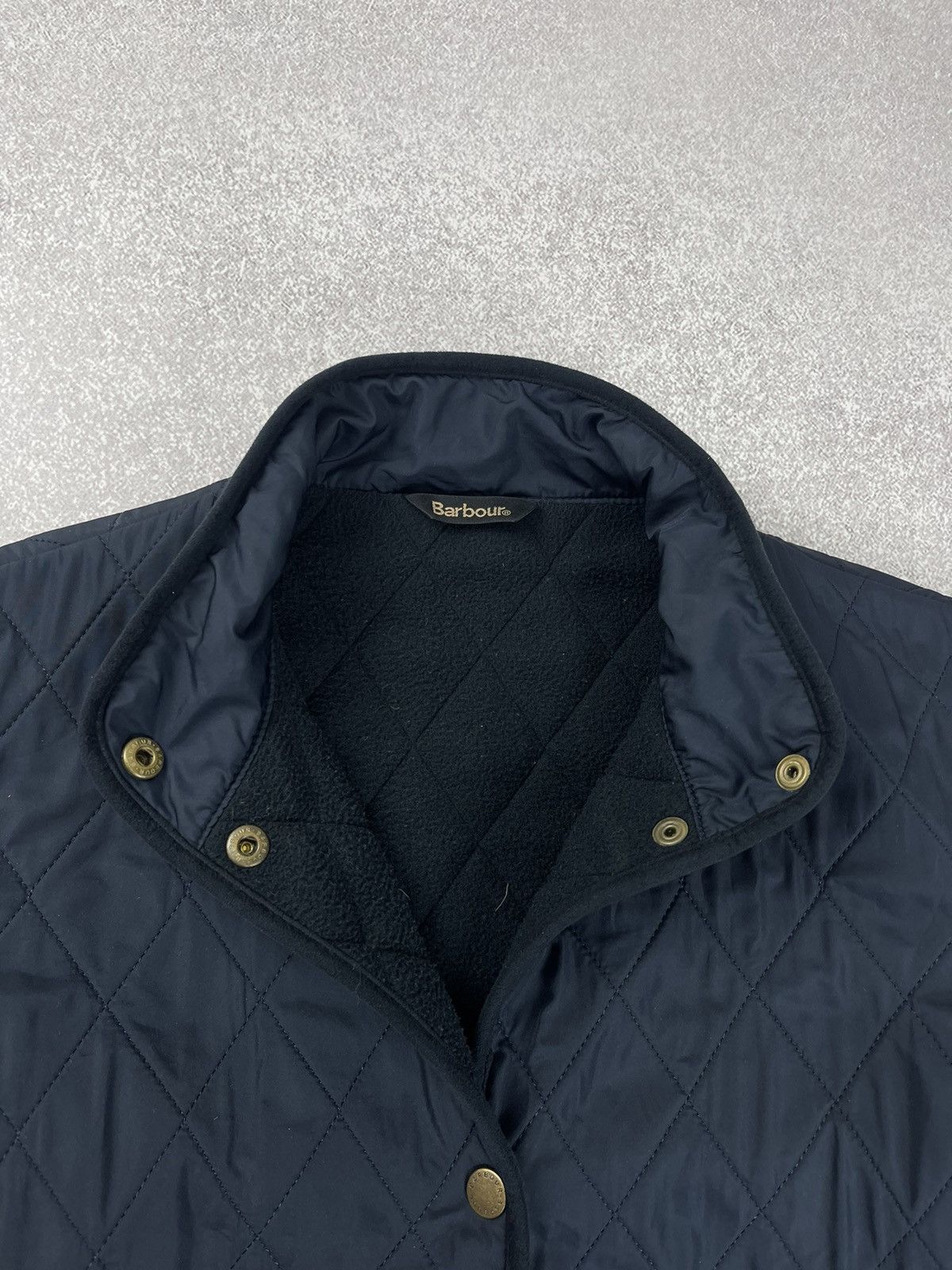Barbour Women’s Barbour Combe Polarquilt Navy Jacket Size UK 16 Size XL / US 12-14 / IT 48-50 - 6 Thumbnail