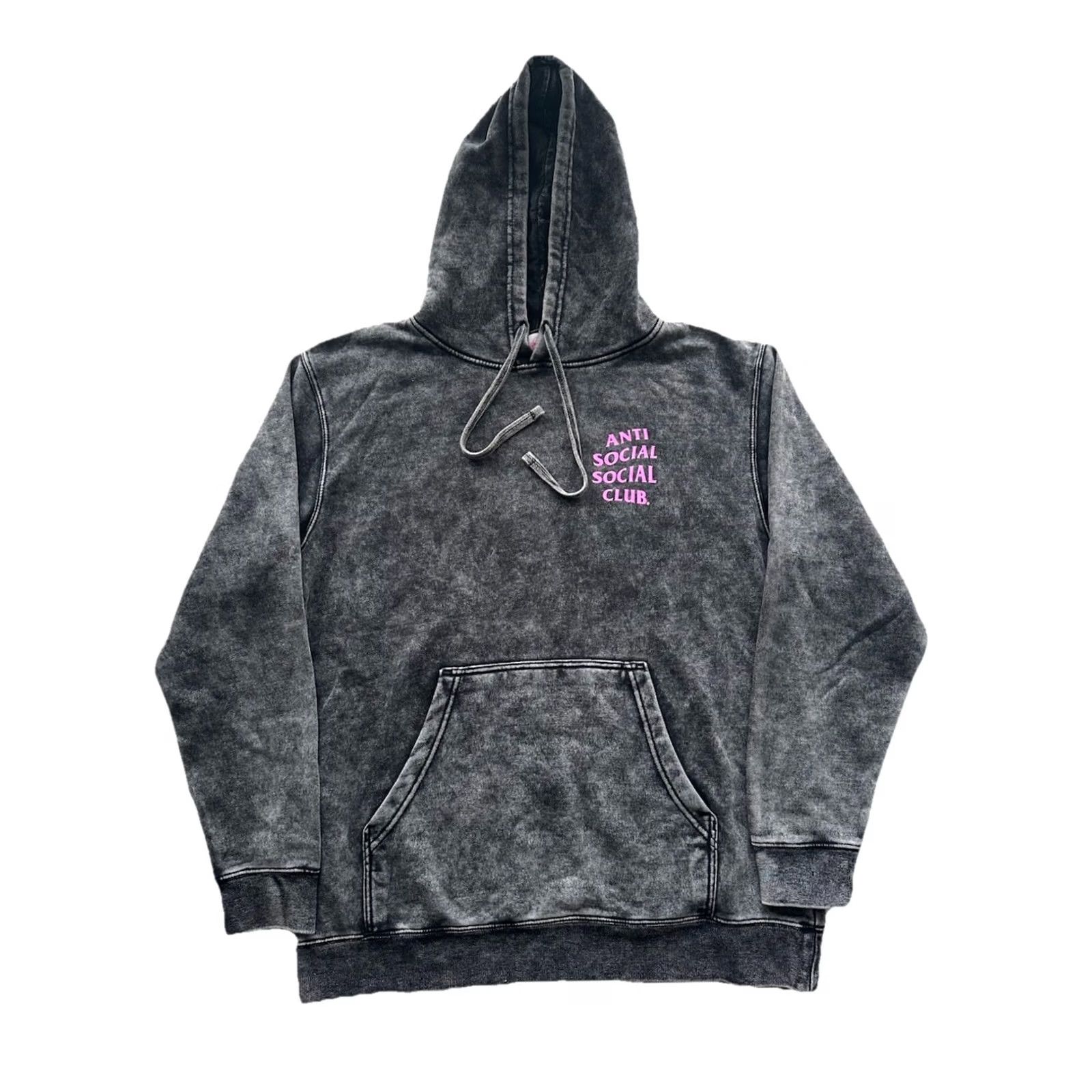 Anti Social Social Club VINTAGE? Anti Social Social Club Hoodie Men L Washed Black Pink Logo NEW Size US L / EU 52-54 / 3 - 2 Thumbnail