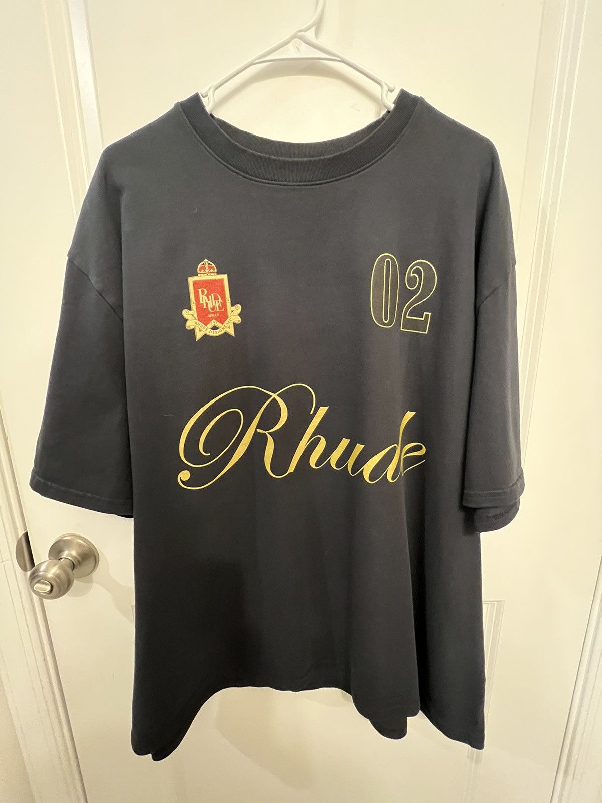 Rhude Rhude Script League T Shirt Size US XXL / EU 58 / 5 - 1 Thumbnail