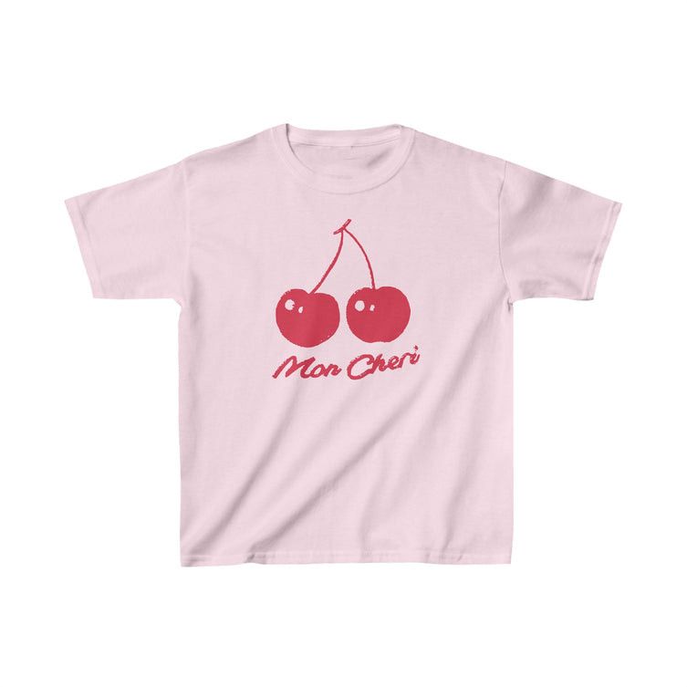 Other Pink Mon Cheri Baby Tee – Romantic Y2K-Inspired Graphic Top Size M / US 6-8 / IT 42-44 - 3 Thumbnail
