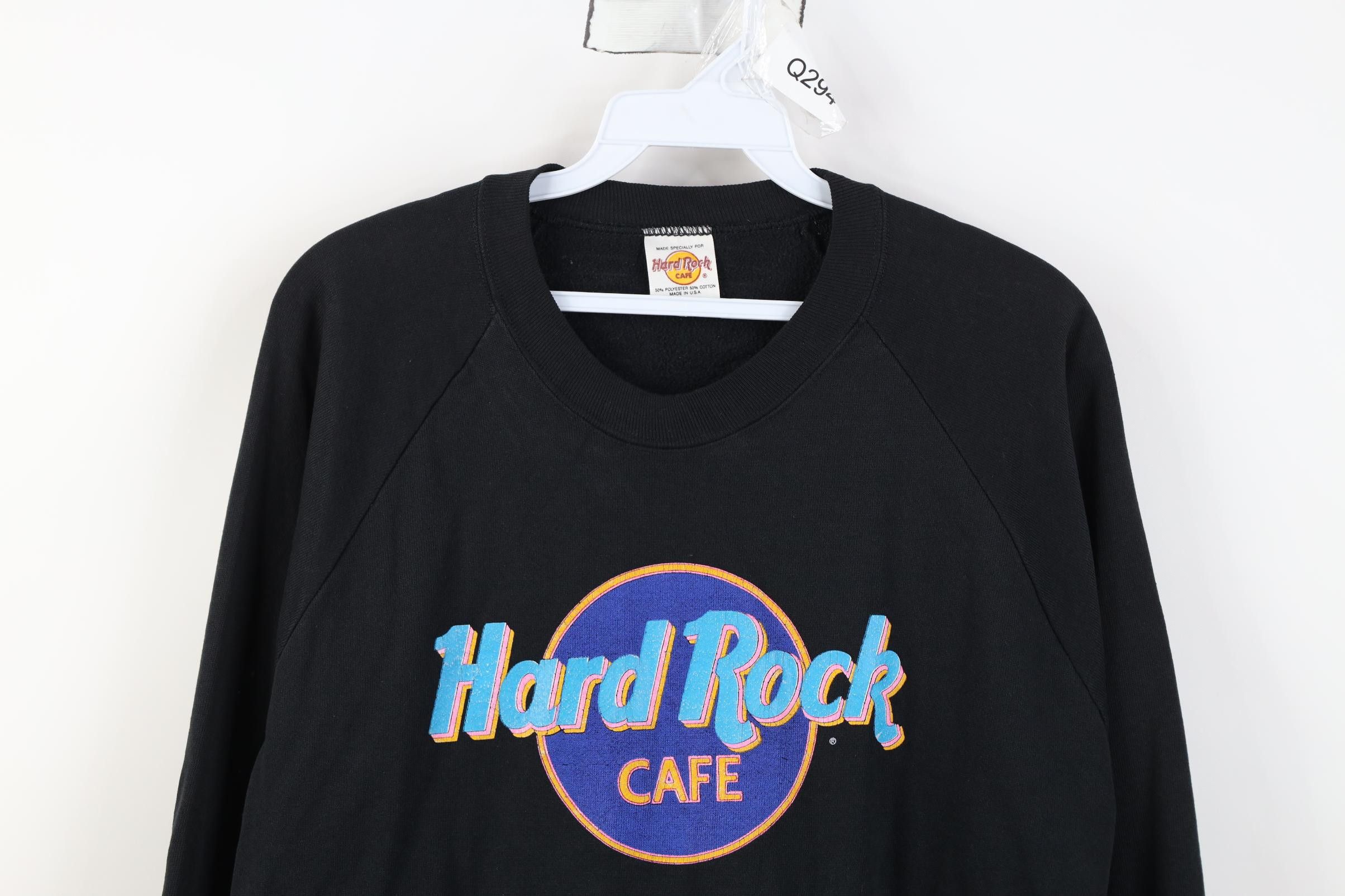 Hard Rock Cafe Vintage 80s 90s Hard Rock Cafe Chicago Crewneck Sweatshirt Size XL / US 12-14 / IT 48-50 - 2 Thumbnail