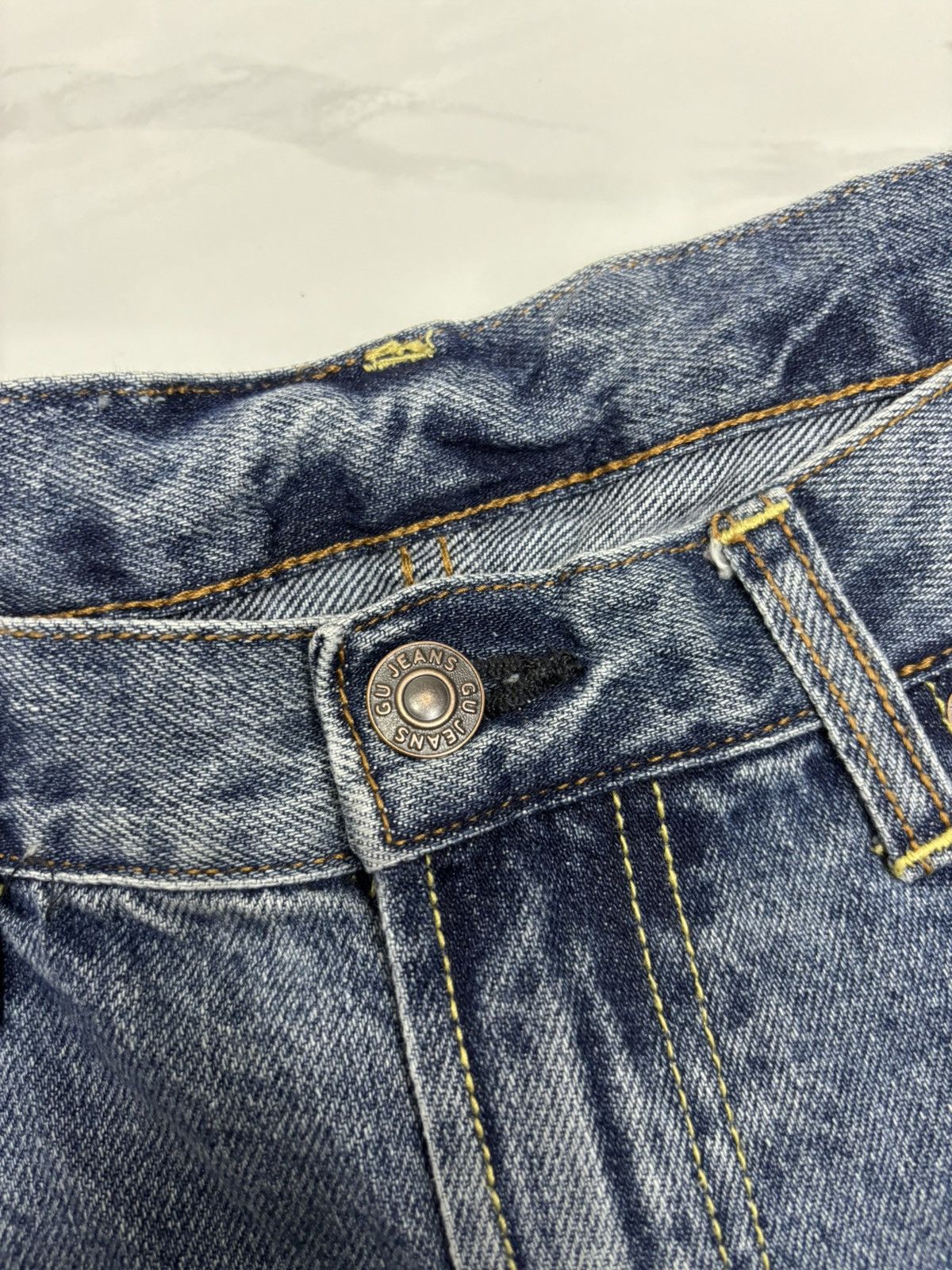 GU × Jun Takahashi 🔥GU RIPPED DISTRESSED DENIM JEANS Size US 31 - 9 Thumbnail