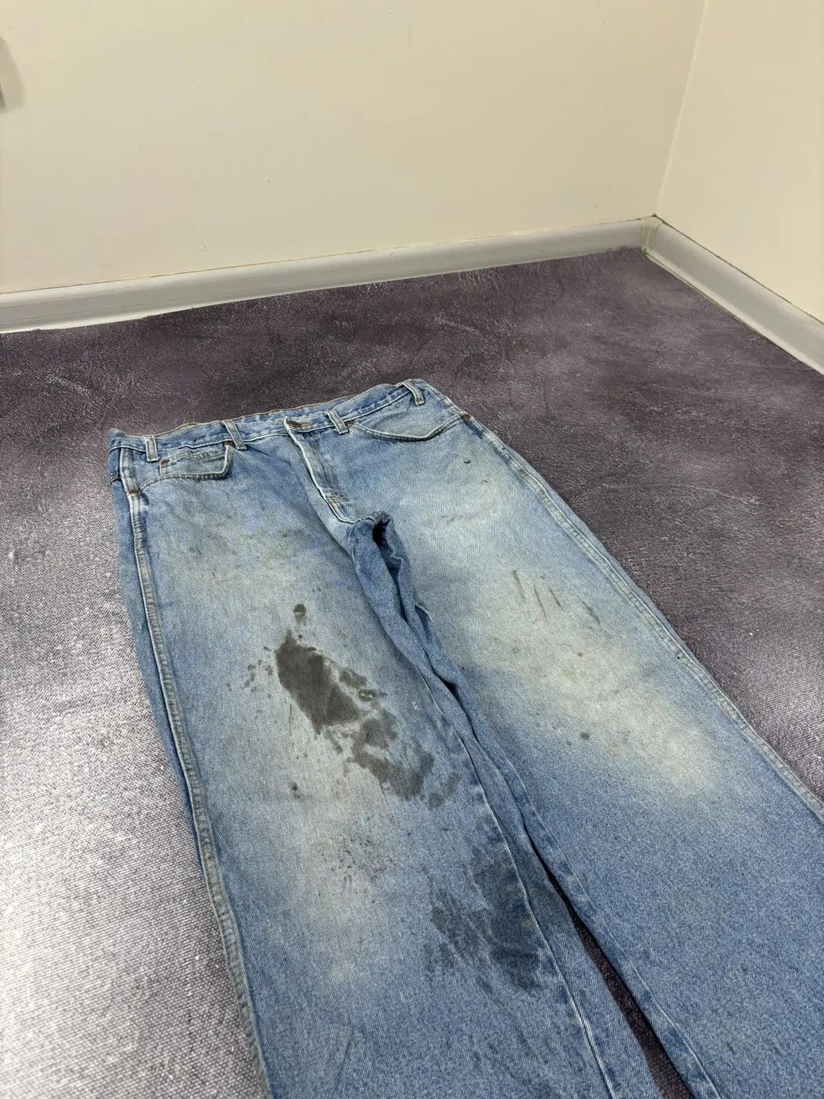 Dickies × Vintage Vintage Dickies Light Blue Loose Fit American Denim Jeans Size US 34 / EU 50 - 7 Thumbnail
