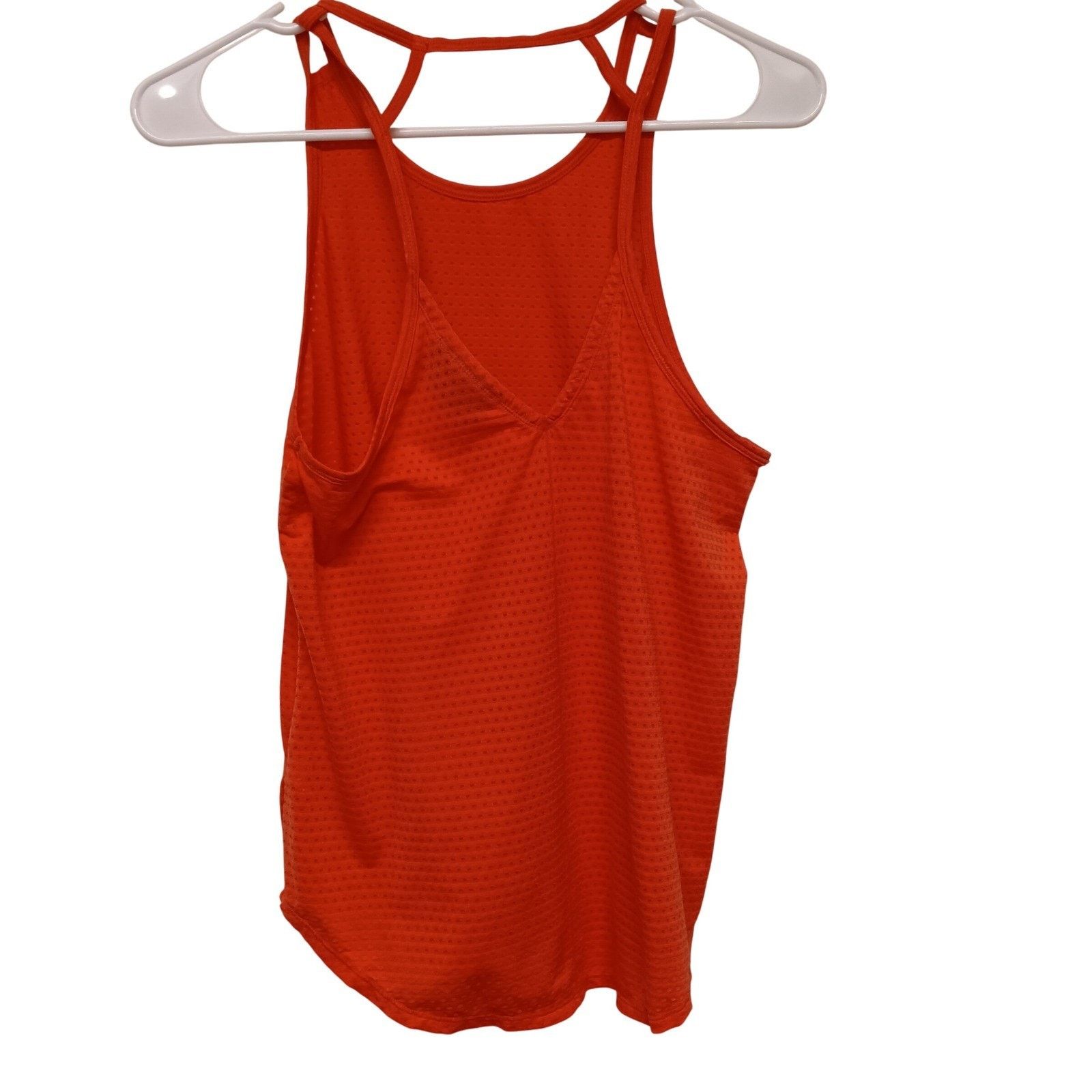 Athleta Athleta Women's Orange Athletic Racerback Tank Top Size XS Size XS / US 0-2 / IT 36-38 - 3 Thumbnail