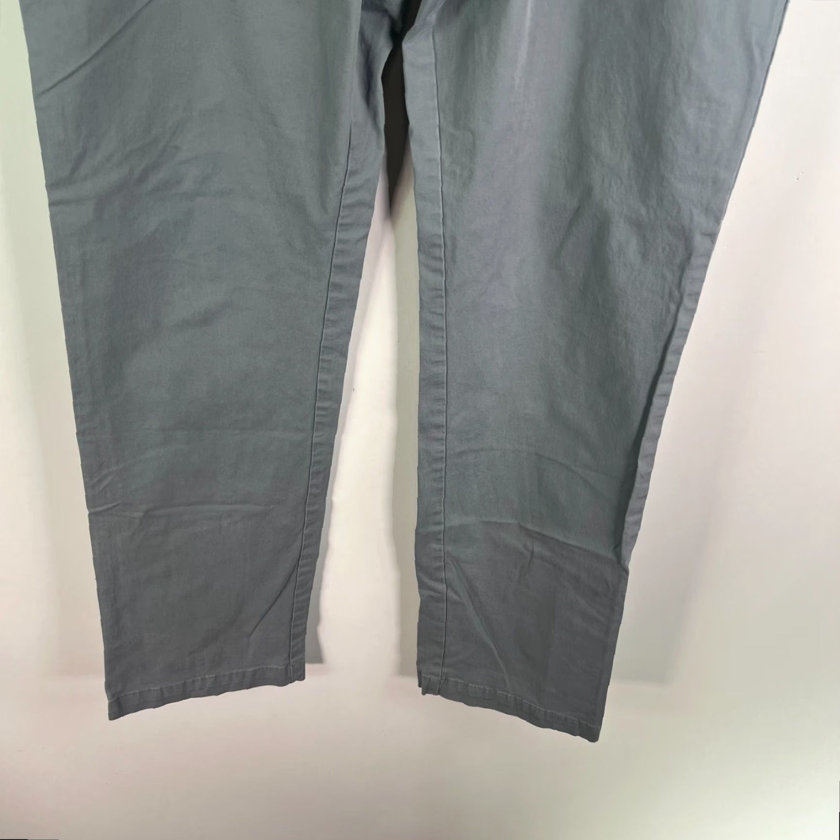 Calvin Klein Calvin Klein Men's Slim Fit Khaki Pants 34x34 Gray Work Casual Business Summer Size US 34 / EU 50 - 4 Thumbnail