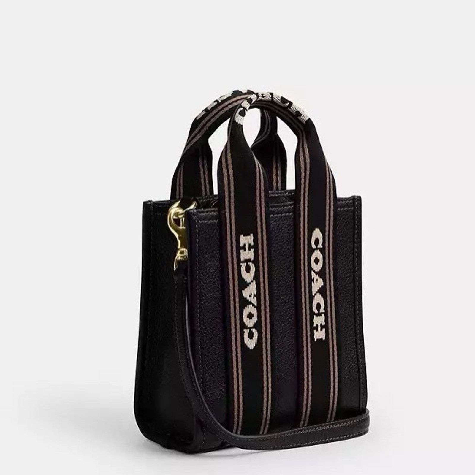 Coach NWT Coach Smith Mini Tote Bag CCF80 leather/Gold/Black Size ONE SIZE - 12 Thumbnail