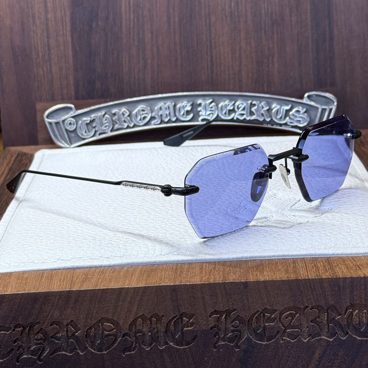 Chrome Hearts Chrome Hearts Hole Shot 1/1 Sunglasses Size ONE SIZE - 5 Thumbnail