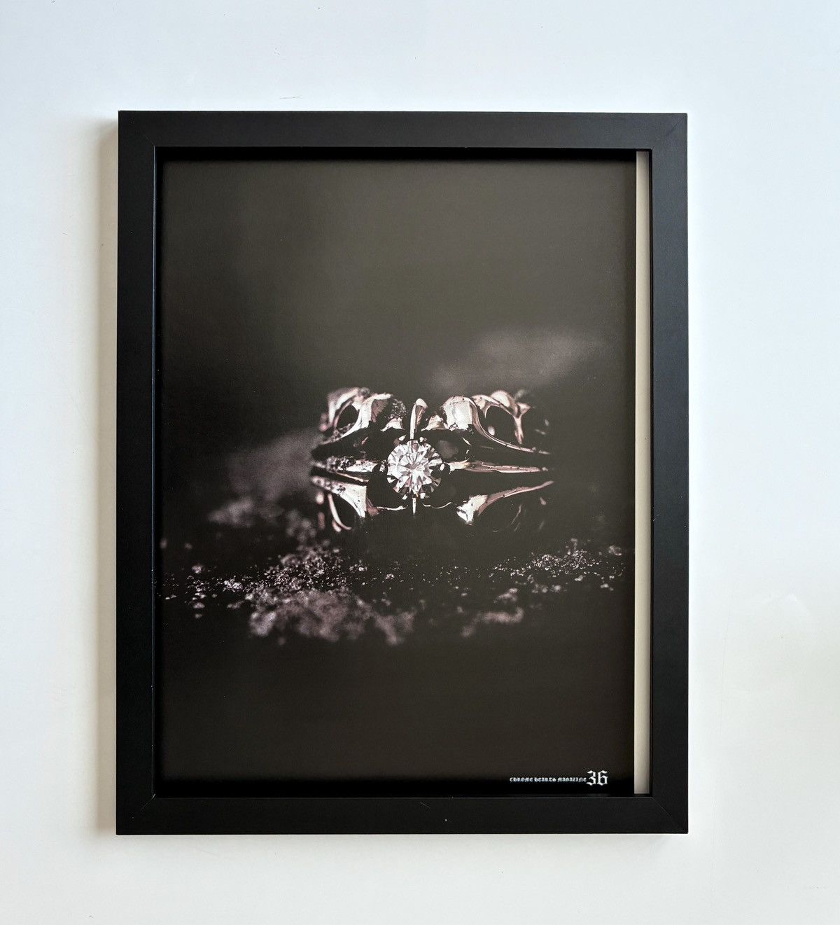 Chrome Hearts Chrome Hearts diamond ring photo Framed poster 9x11 Size ONE SIZE - 1 Thumbnail