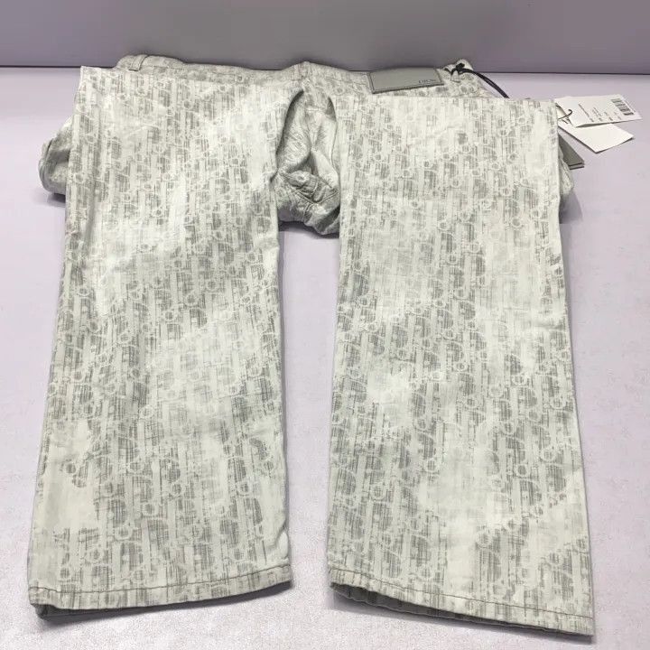 Dior Dior Dior Logo Print Slim Fit Jeans for Men 0079-2507 Size US 30 / EU 46 - 9 Thumbnail