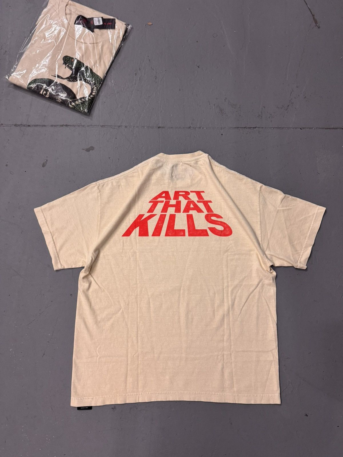 Gallery Dept. Gallery Dept Till Im Dead Tee Cream Size US M / EU 48-50 / 2 - 3 Thumbnail