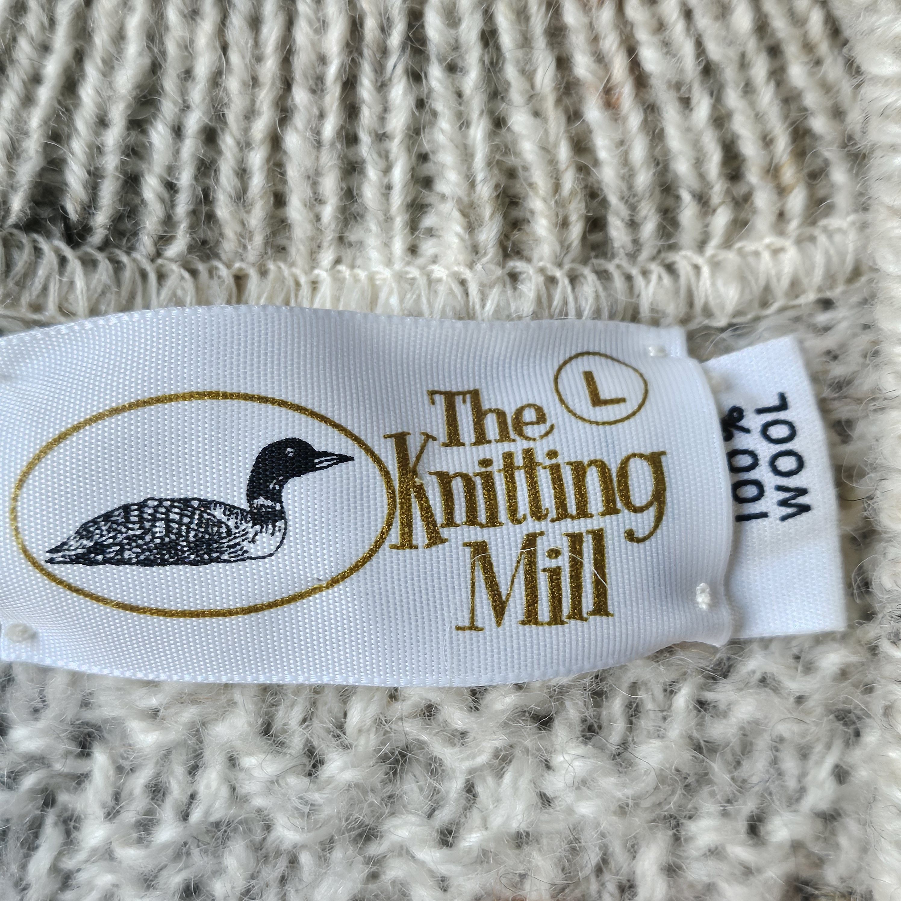 Vintage Vintage '70s/'80s The Knitting Mill 100% Wool V-Neck Sweater Size US L / EU 52-54 / 3 - 5 Thumbnail