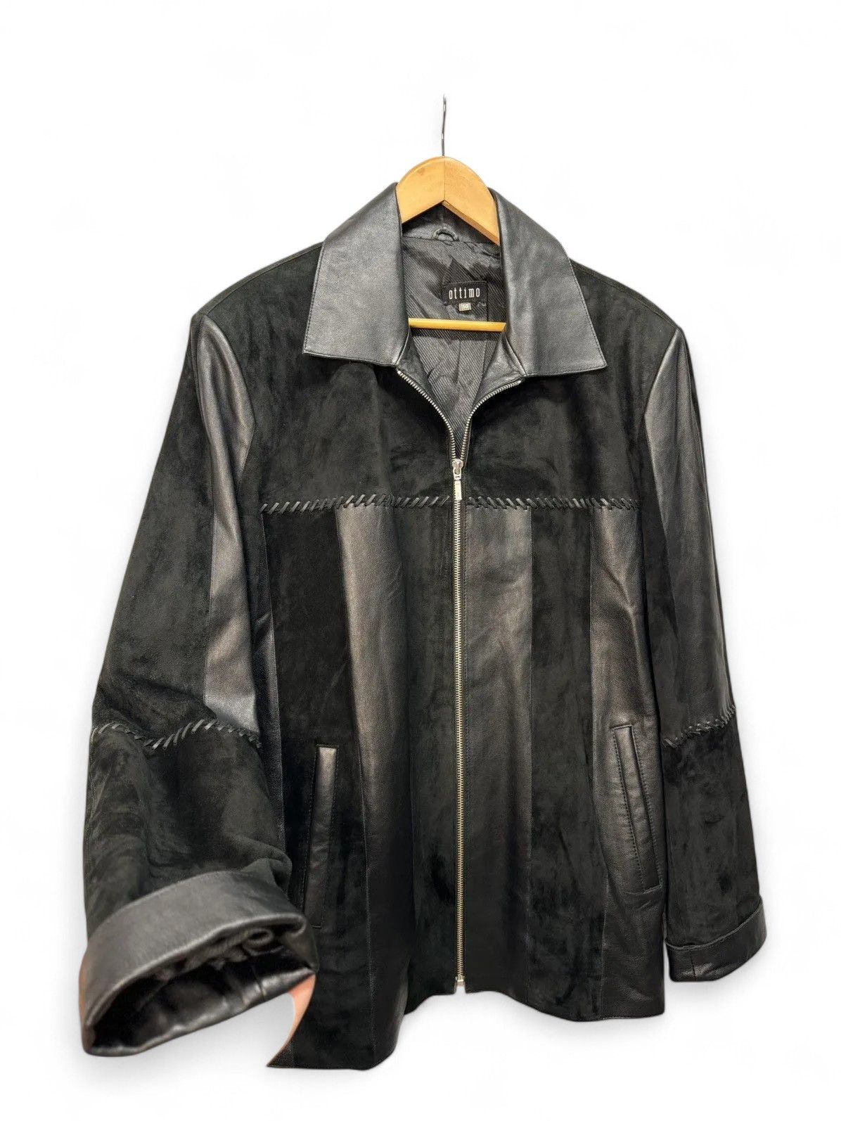14th Addiction Y2K Vintage Leather Jacket Ifsixwasnine Crazy Style Size US L / EU 52-54 / 3 - 6 Thumbnail
