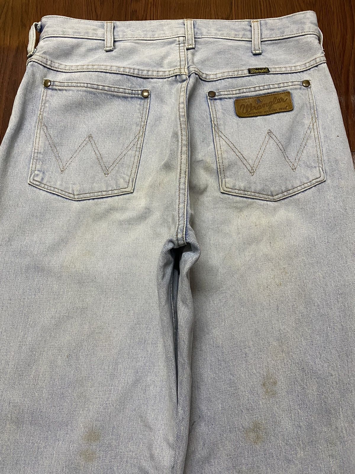 Wrangler Vintage Wrangler Faded Wash Baggy Style Jeans Size US 30 / EU 46 - 4 Thumbnail