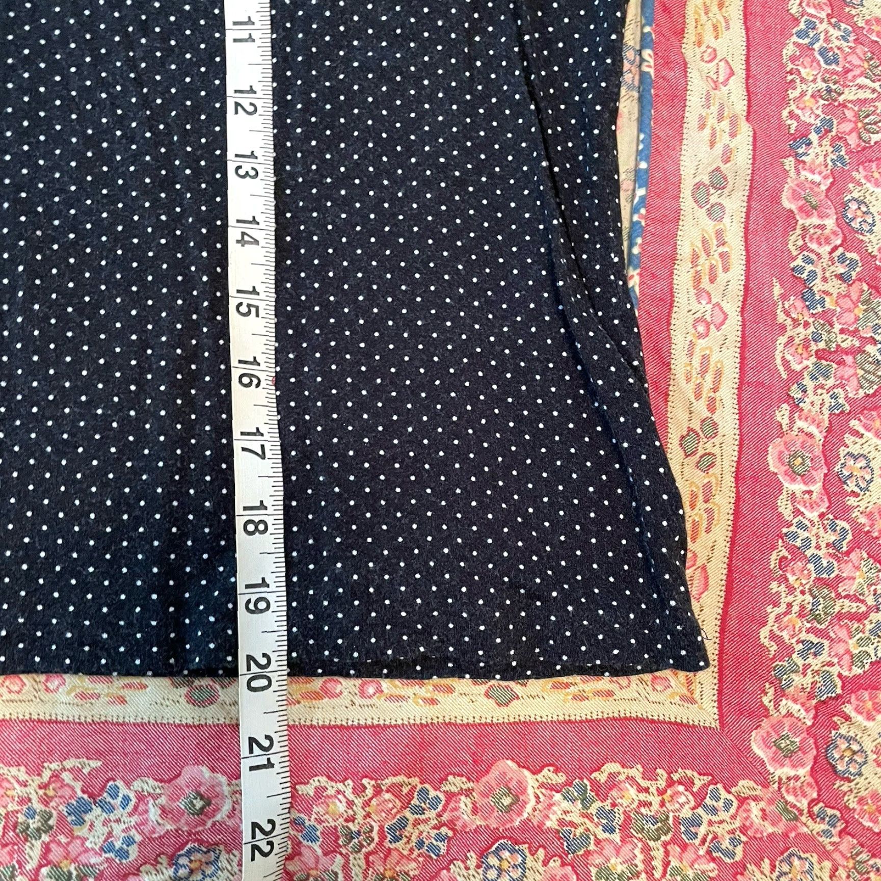 American Eagle Outfitters VINTAGE American Eagle Outfitters Top Blouse Women's M Black Polka Dot Cold Shoulder Knit Crepe Belted Bow Ruffle Printed Casual Beach Size M / US 6-8 / IT 42-44 - 5 Thumbnail