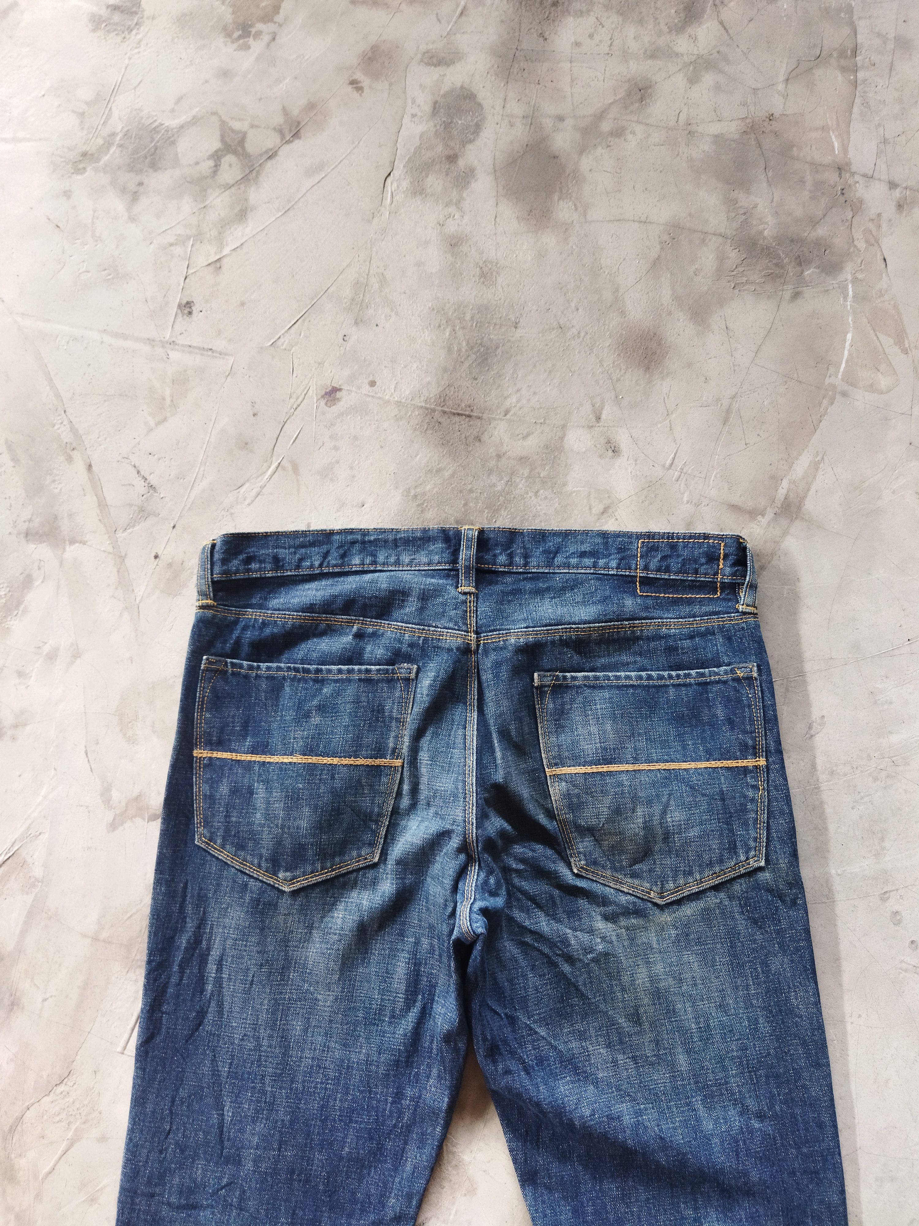 Vintage VINTAGE PREMIUM SKINNY DISTRESSED BLUE JEANS PANTS Size US 35 - 8 Thumbnail