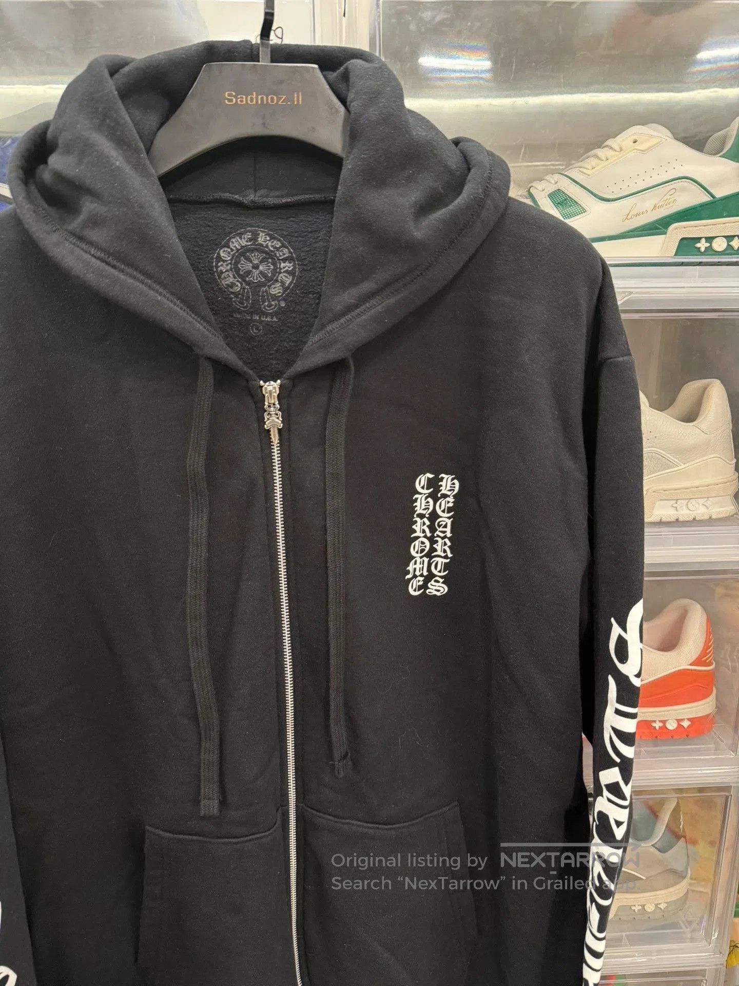 Chrome Hearts Chrome Hearts Black White Sanskrit Zip Hoodie. Size US L / EU 52-54 / 3 - 2 Thumbnail
